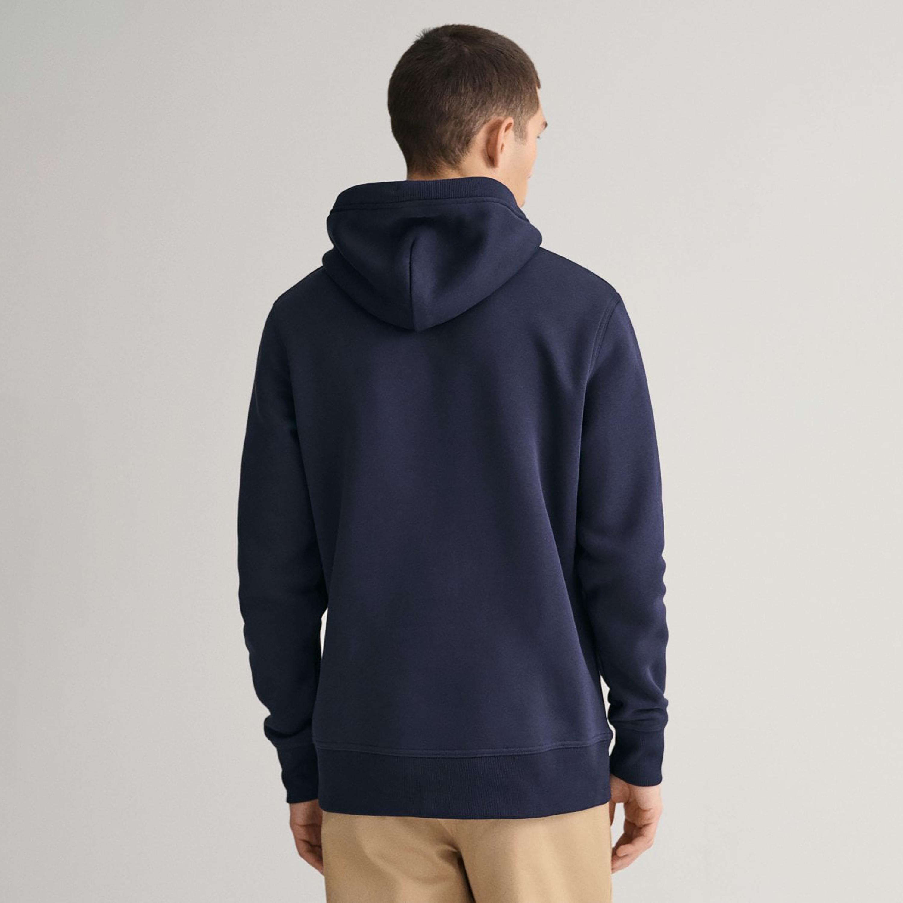Gant Embroidered Logo Hoodie with Kangaroo Pocket-men-winterwear-hoodiesandsweatshirts-image-3
