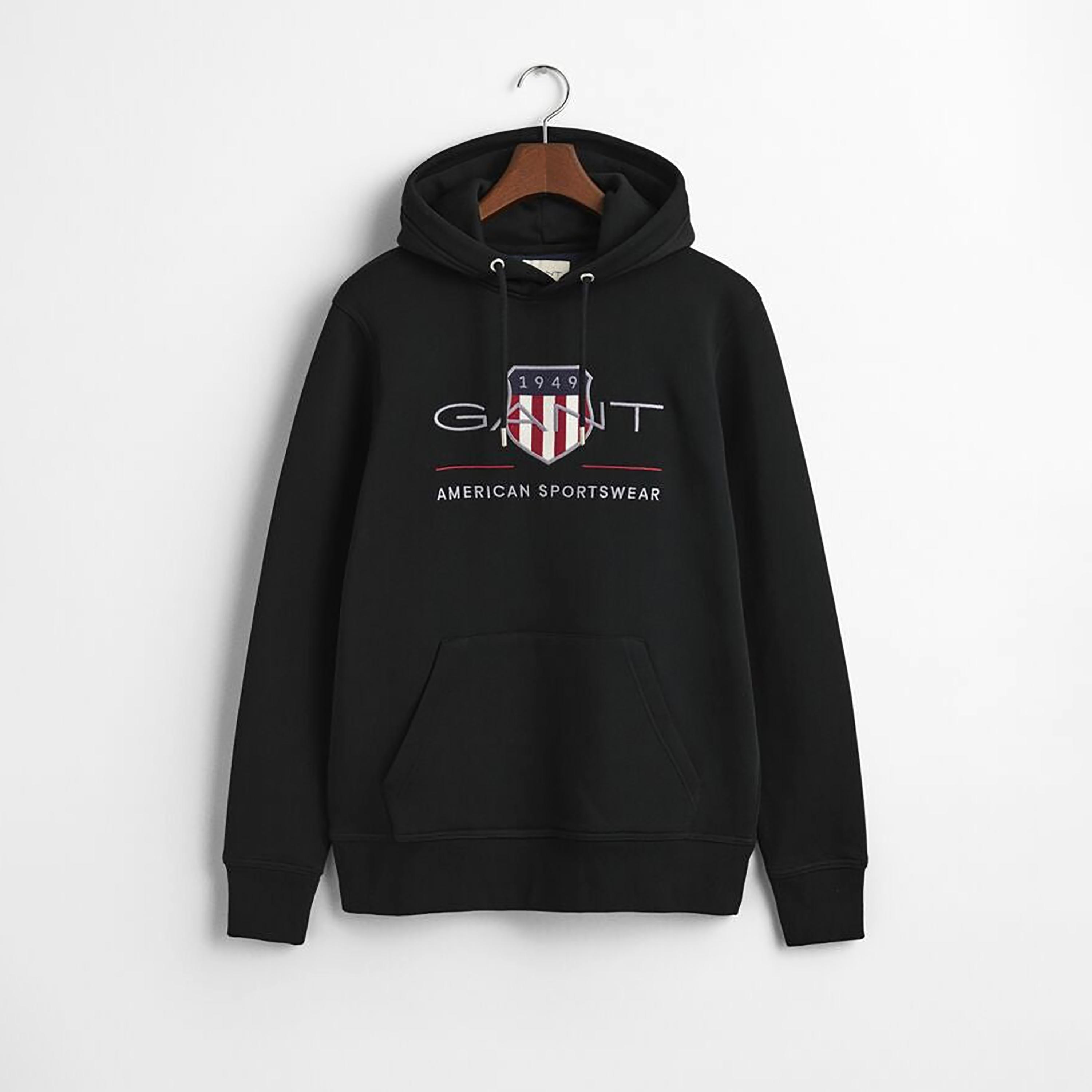 Gant Embroidered Shield Logo Long Sleeves Men's Hoodie-men-winterwear-hoodiesandsweatshirts-image-5