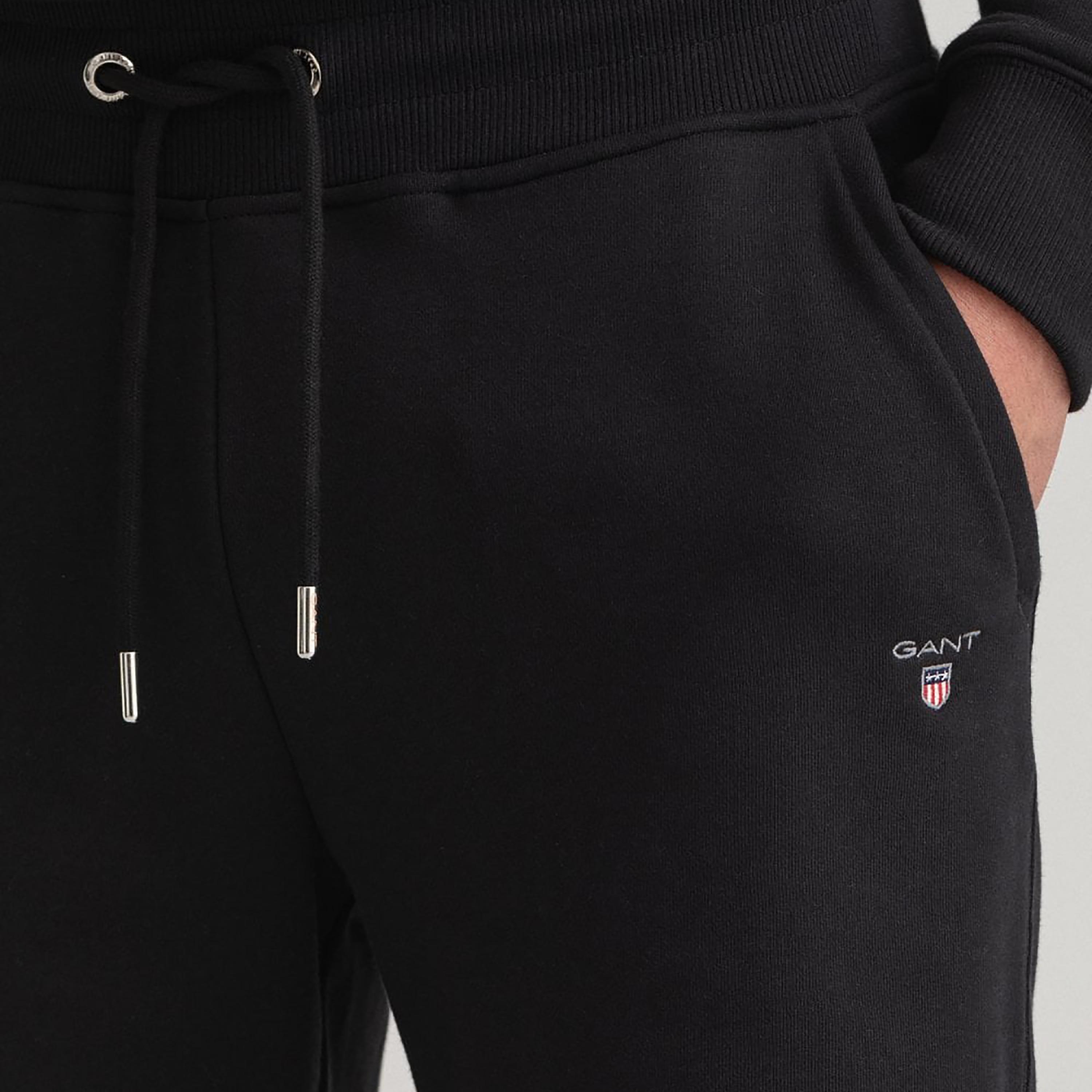 Gant Logo Detail Mid-Rise Drawstring Shorts-men-clothing-bottoms-shorts-image-3