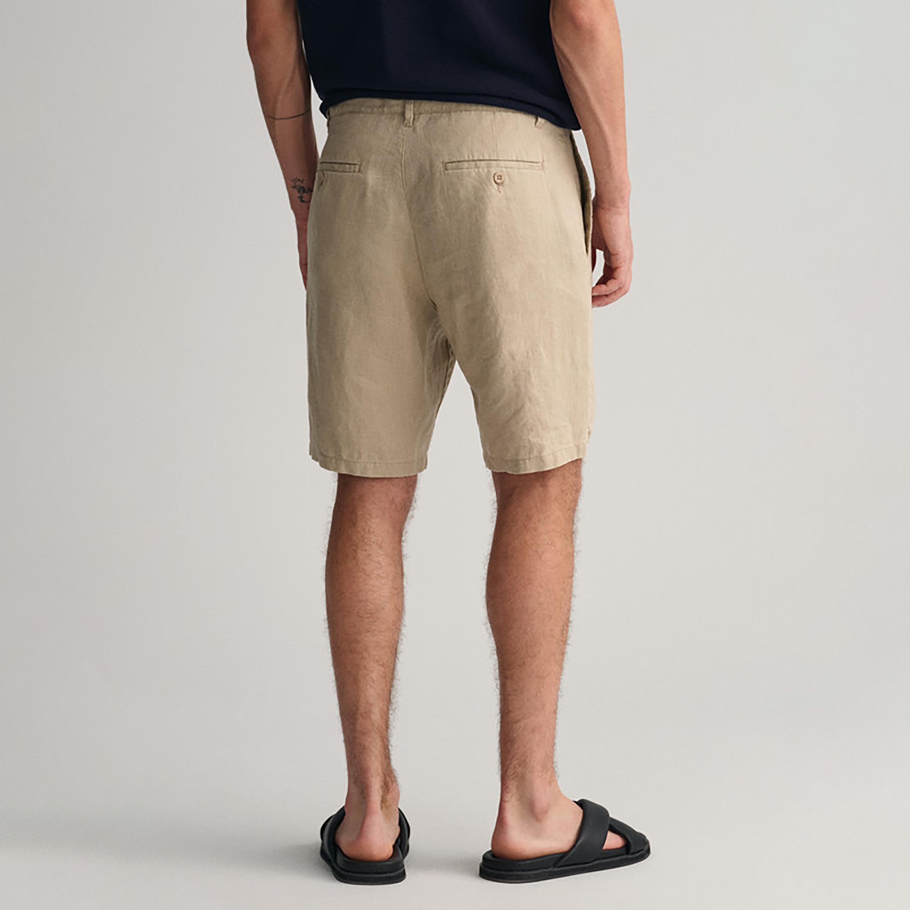 شورت برباط متوسط الارتفاع مزين بشعار جانت-men-clothing-bottoms-shorts-image-1