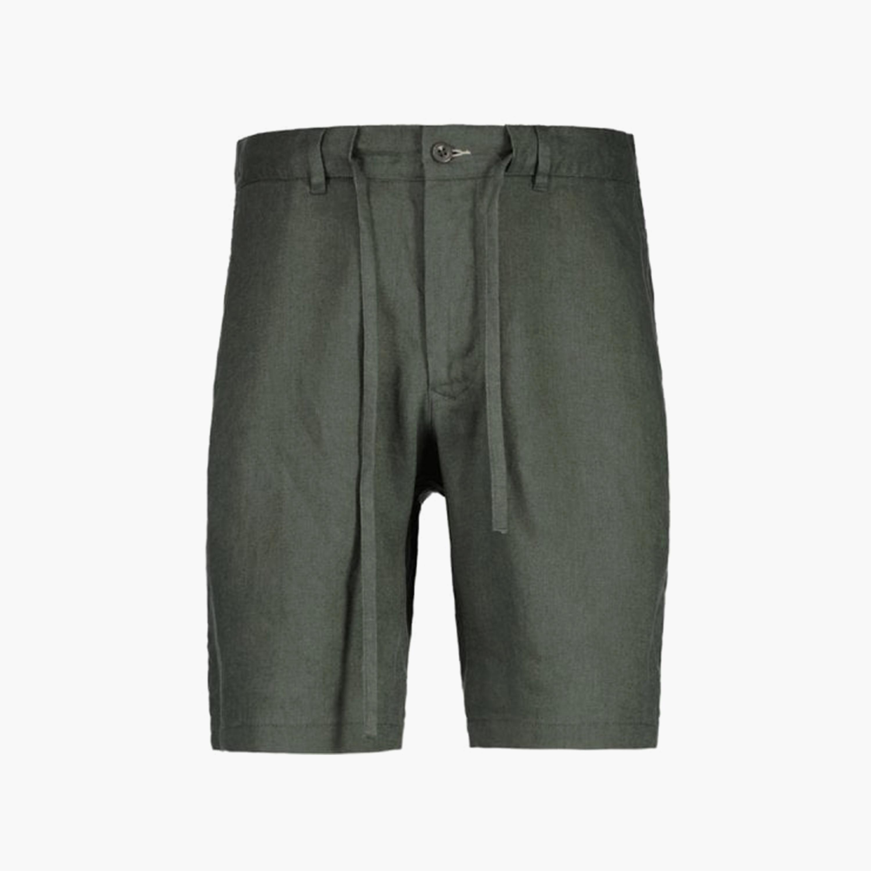 Gant Logo Detail Mid-Rise Drawstring Shorts-men-clothing-bottoms-shorts-image-1