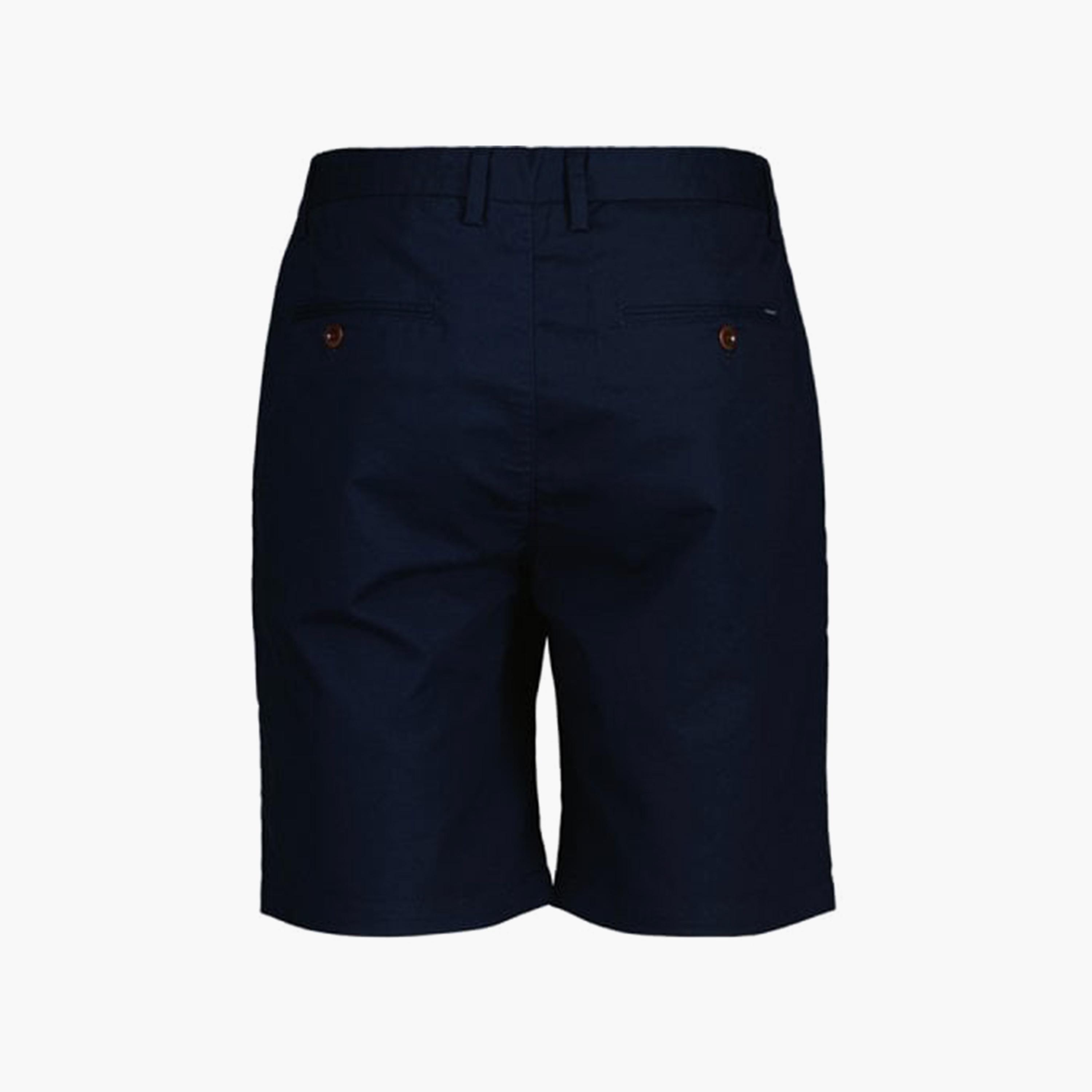 شورت من جانت سادة بأزرار متوسطة الارتفاع-men-clothing-bottoms-shorts-image-1