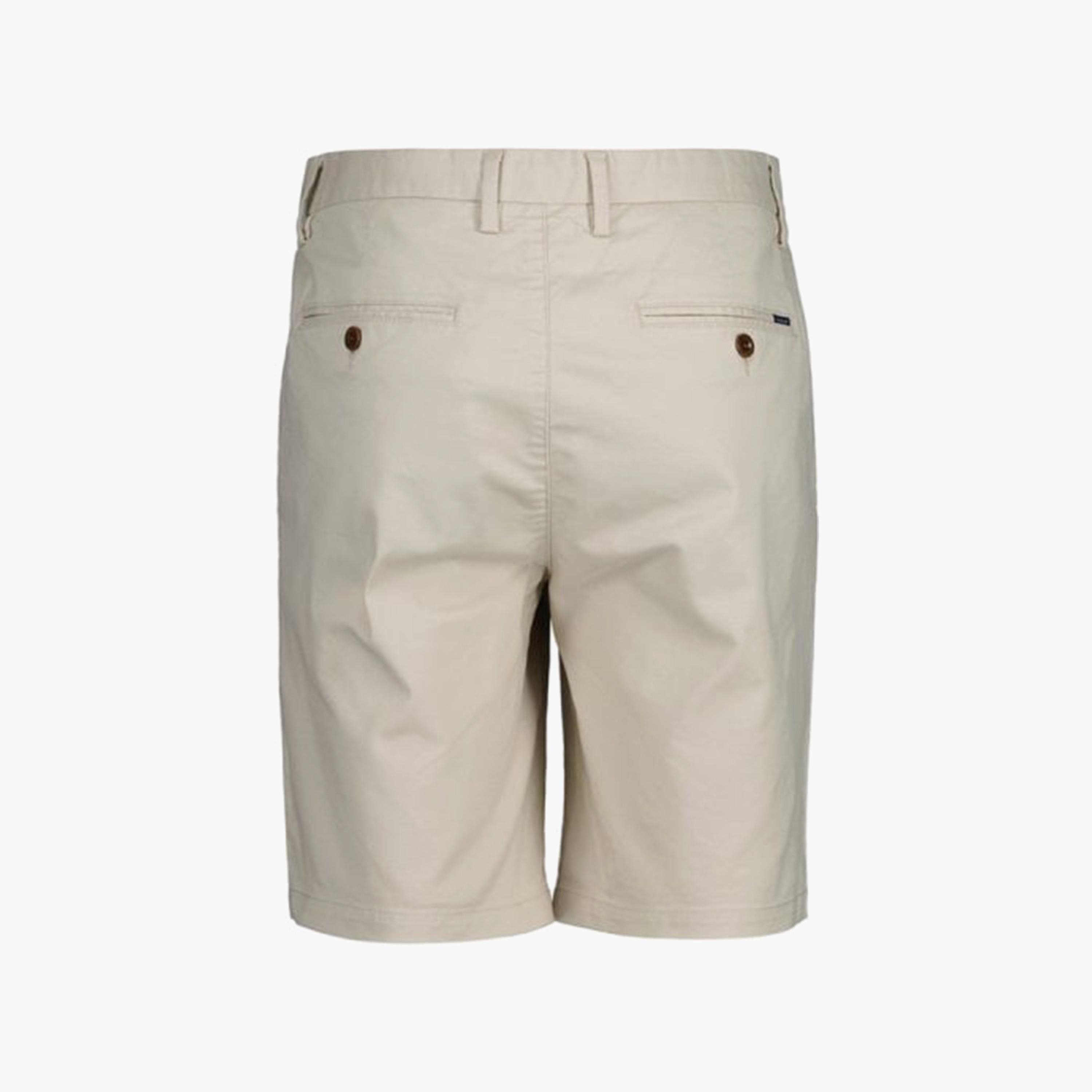 شورت من جانت سادة بأزرار متوسطة الارتفاع-men-clothing-bottoms-shorts-image-2