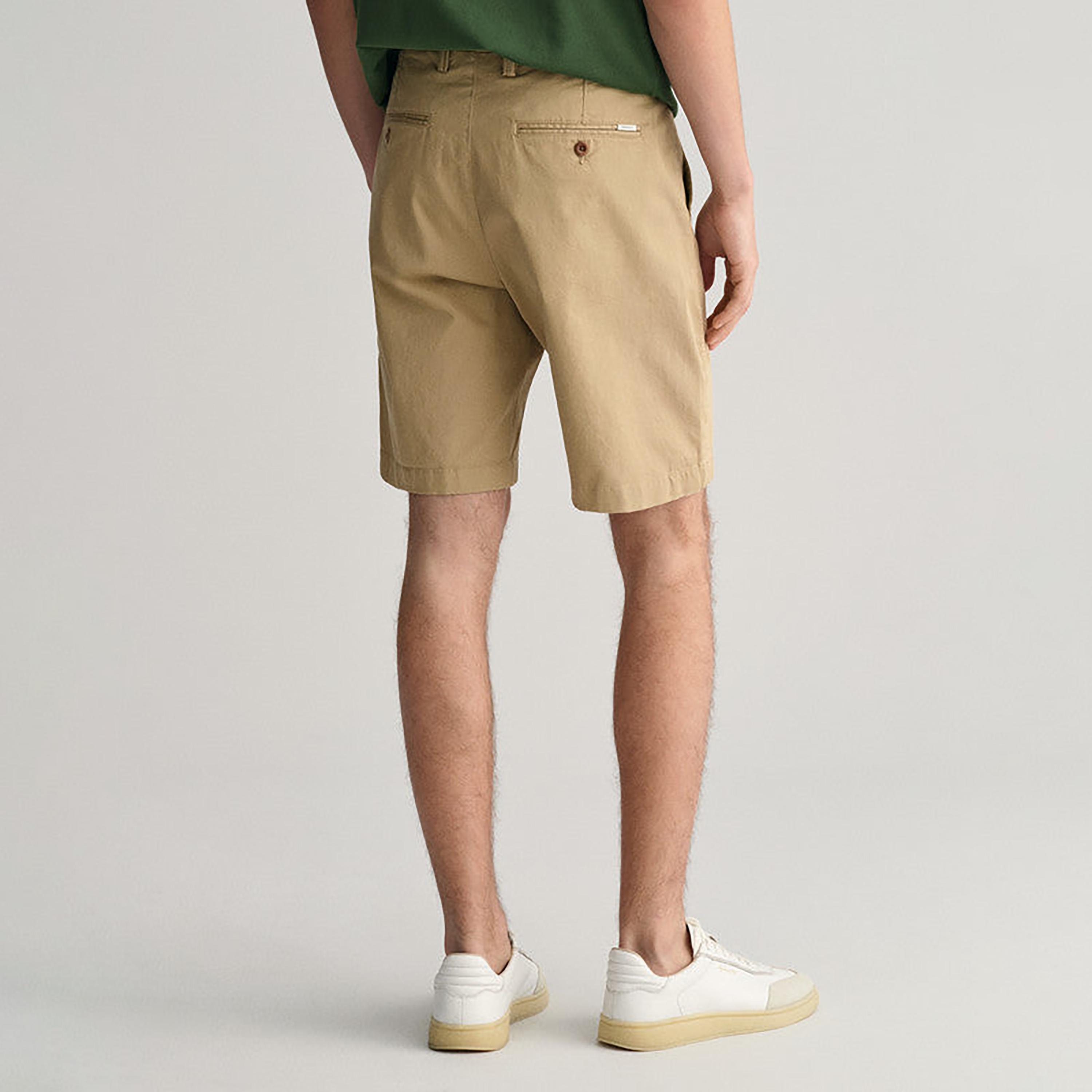 شورت غانت العادي بإغلاق زر متوسط الارتفاع-men-clothing-bottoms-shorts-image-3