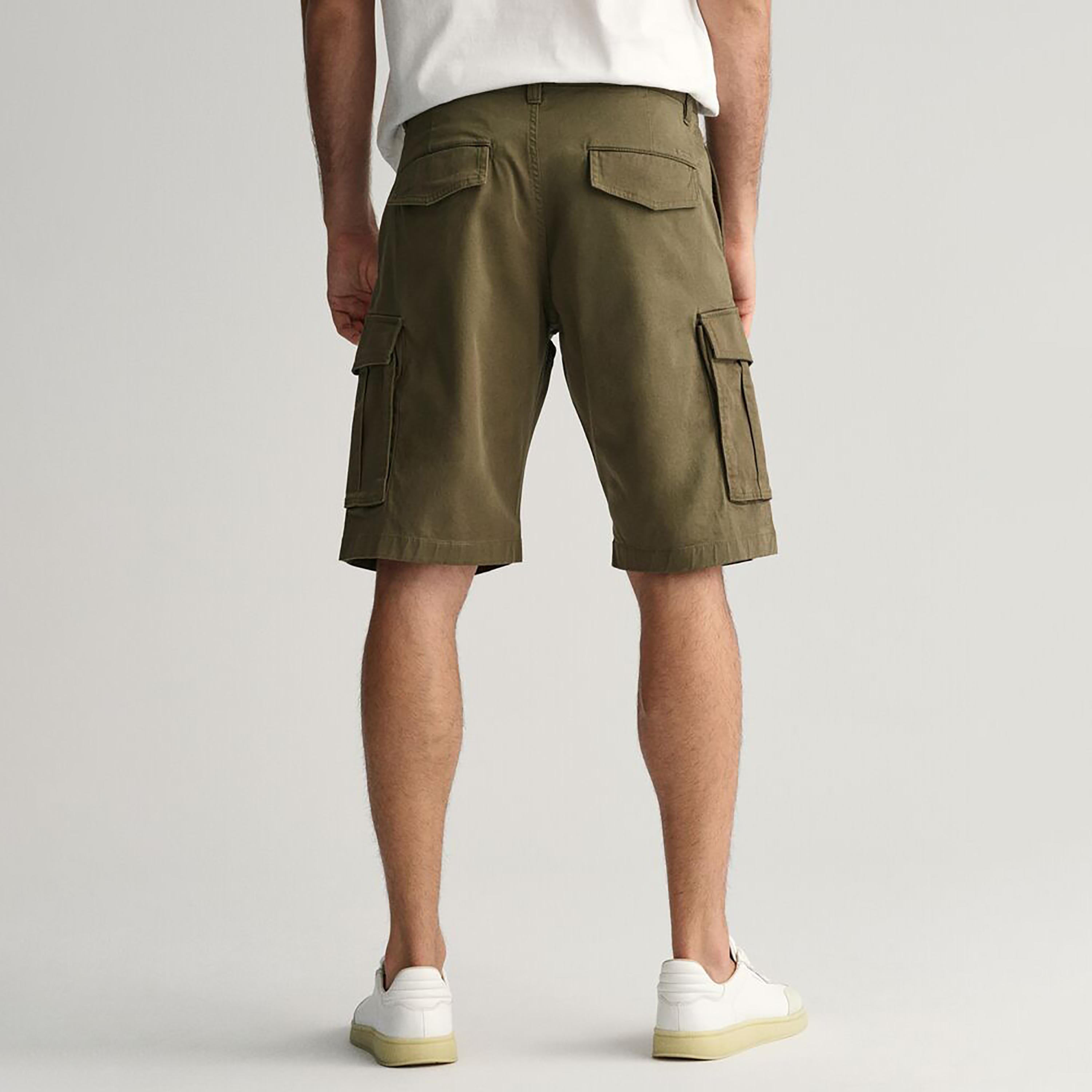 شورتات جانت العادية بإغلاق أزرار متوسطة الارتفاع للرجال-men-clothing-bottoms-shorts-image-6