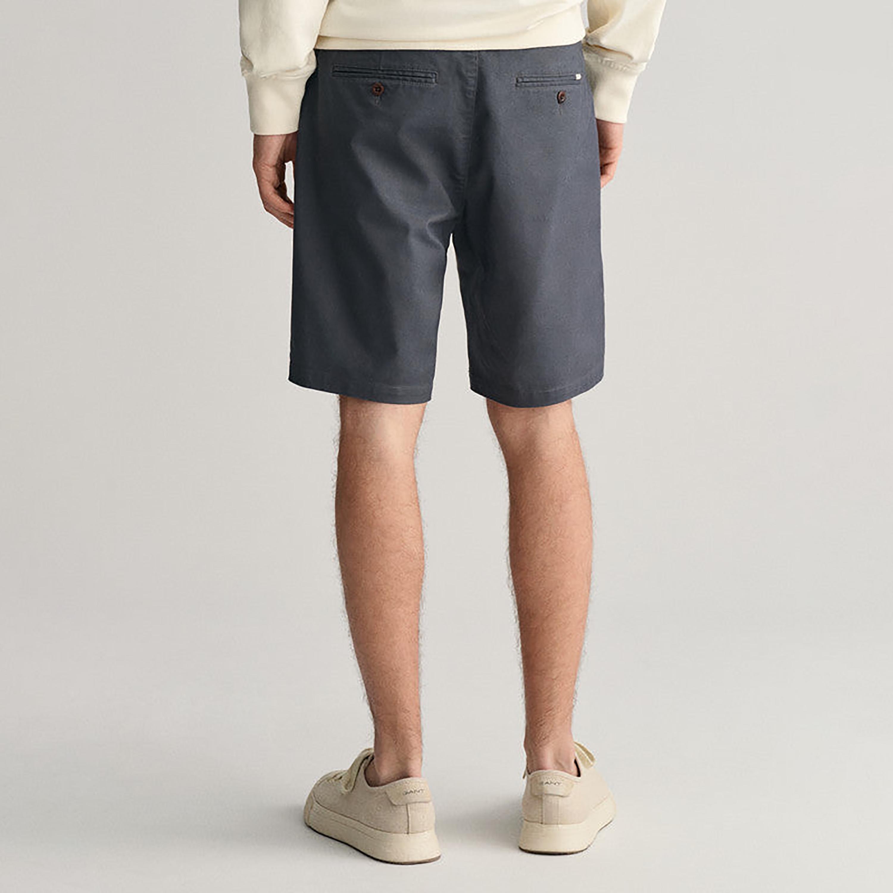 Gant Plain Mid-Rise Button Closure Men Shorts-men-clothing-bottoms-shorts-image-3