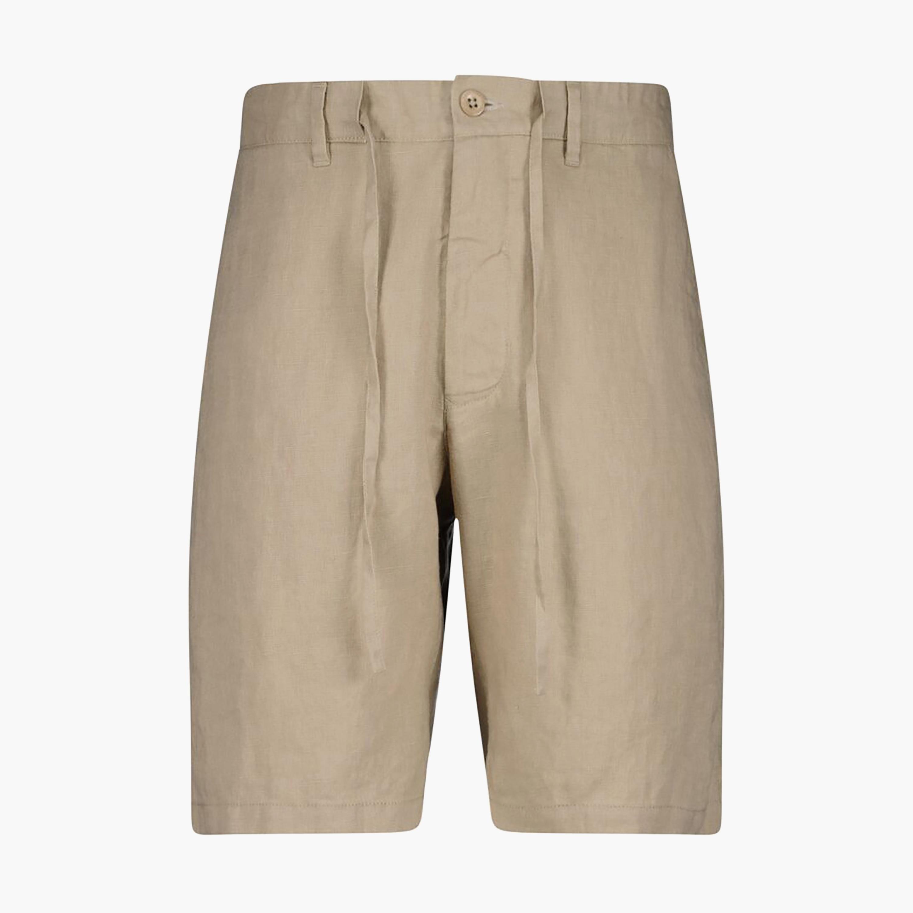 Gant Plain Mid-Rise Slanted Pocket Drawstring Shorts-men-clothing-bottoms-shorts-image-5