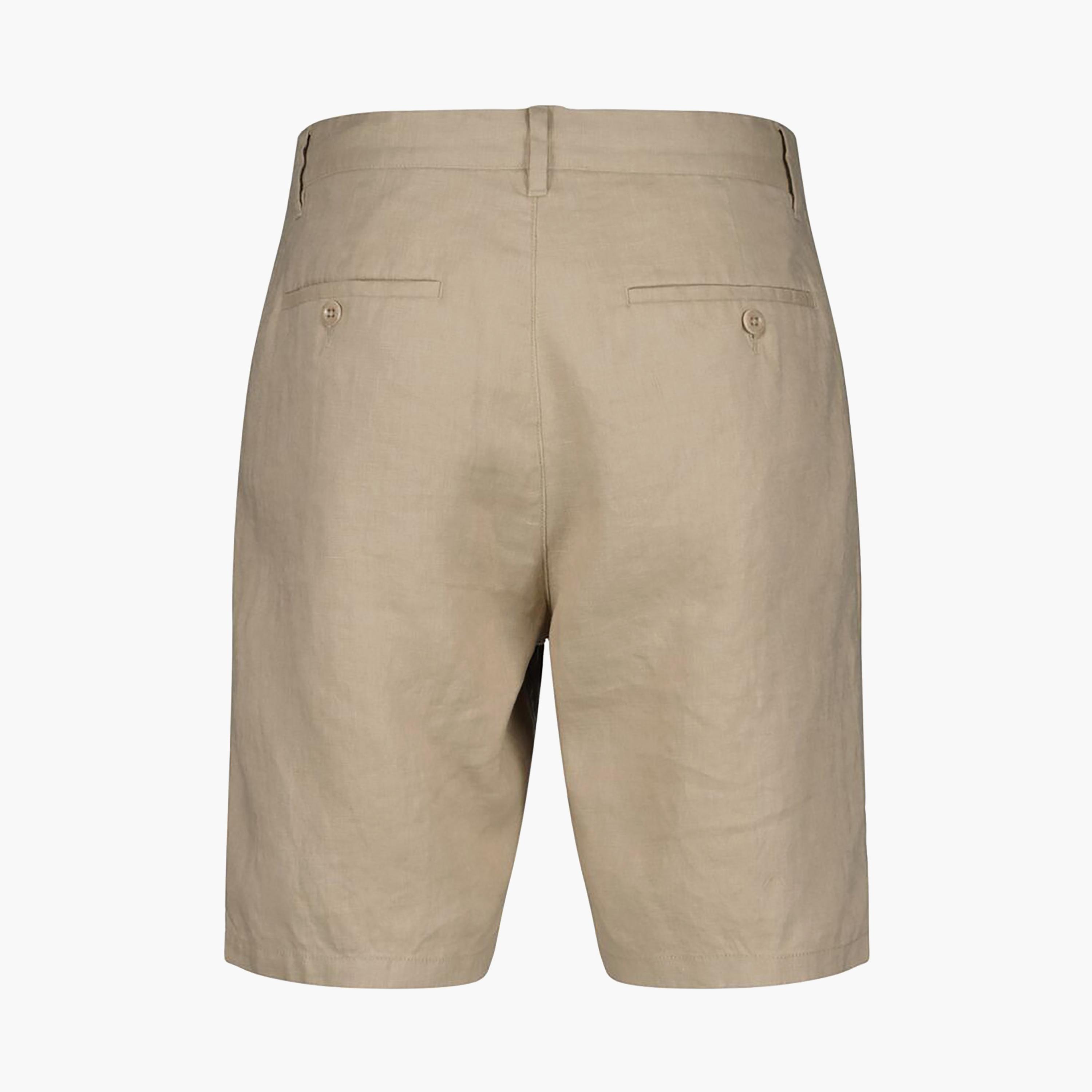 Gant Plain Mid-Rise Slanted Pocket Drawstring Shorts-men-clothing-bottoms-shorts-image-6