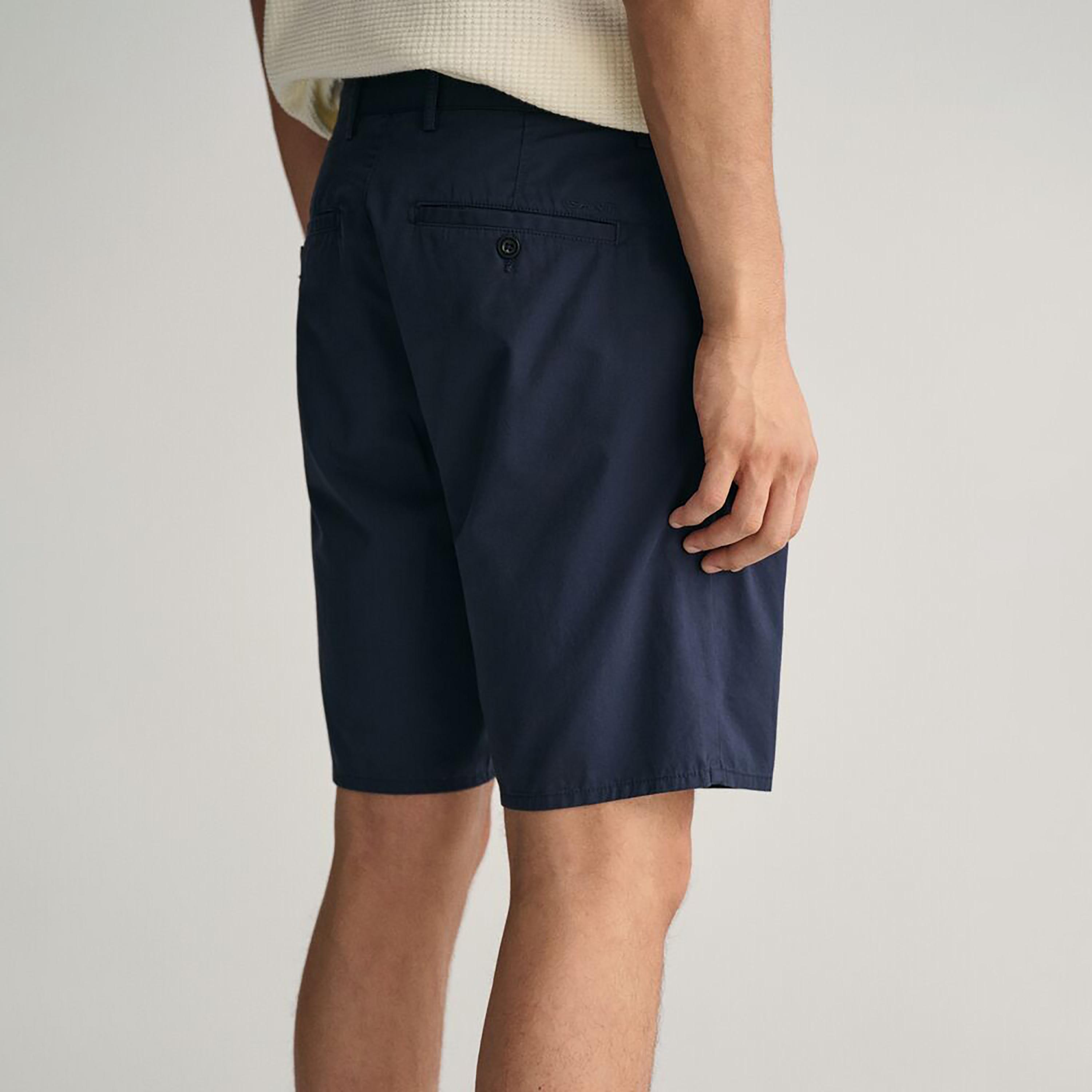 Gant Plain Mid-Rise Button Closure Men Shorts-men-clothing-bottoms-shorts-image-3