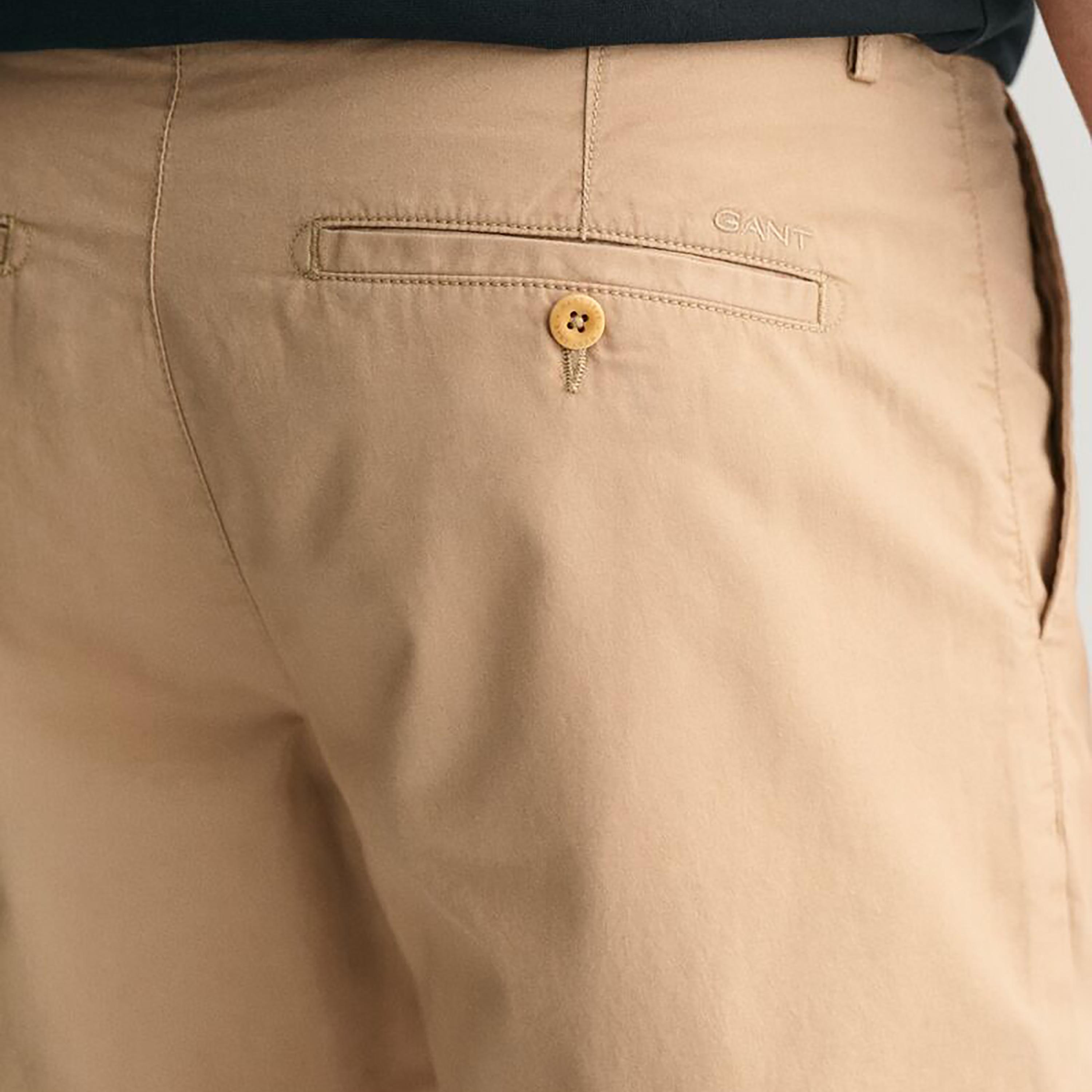 Gant Plain Mid-Rise Slanted Pocket Buttoned Shorts-men-clothing-bottoms-shorts-image-4