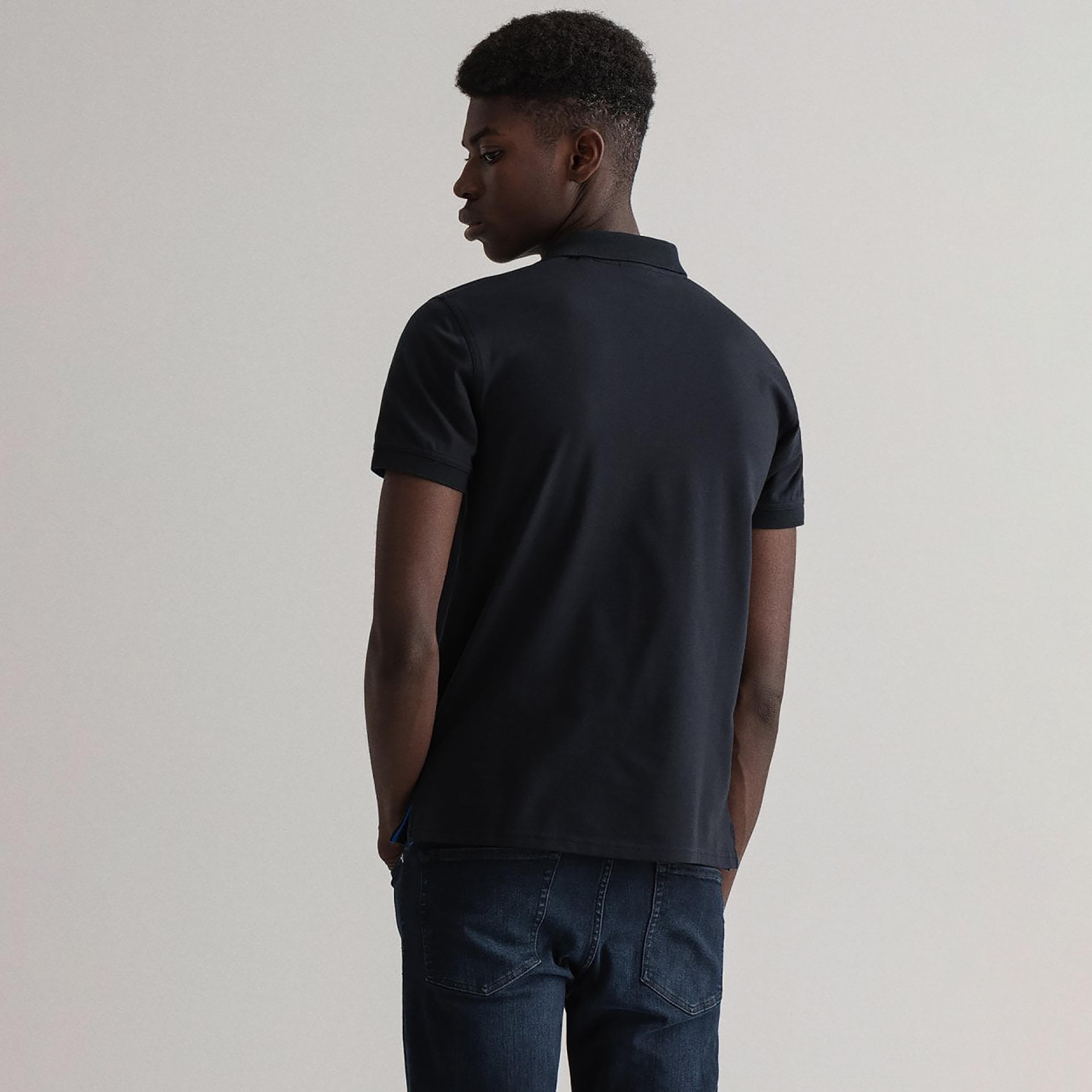 تي-شيرت بولو من جانت لوجو بأكمام قصيرة وياقة-men-clothing-tshirtsandpolos-polos-image-3