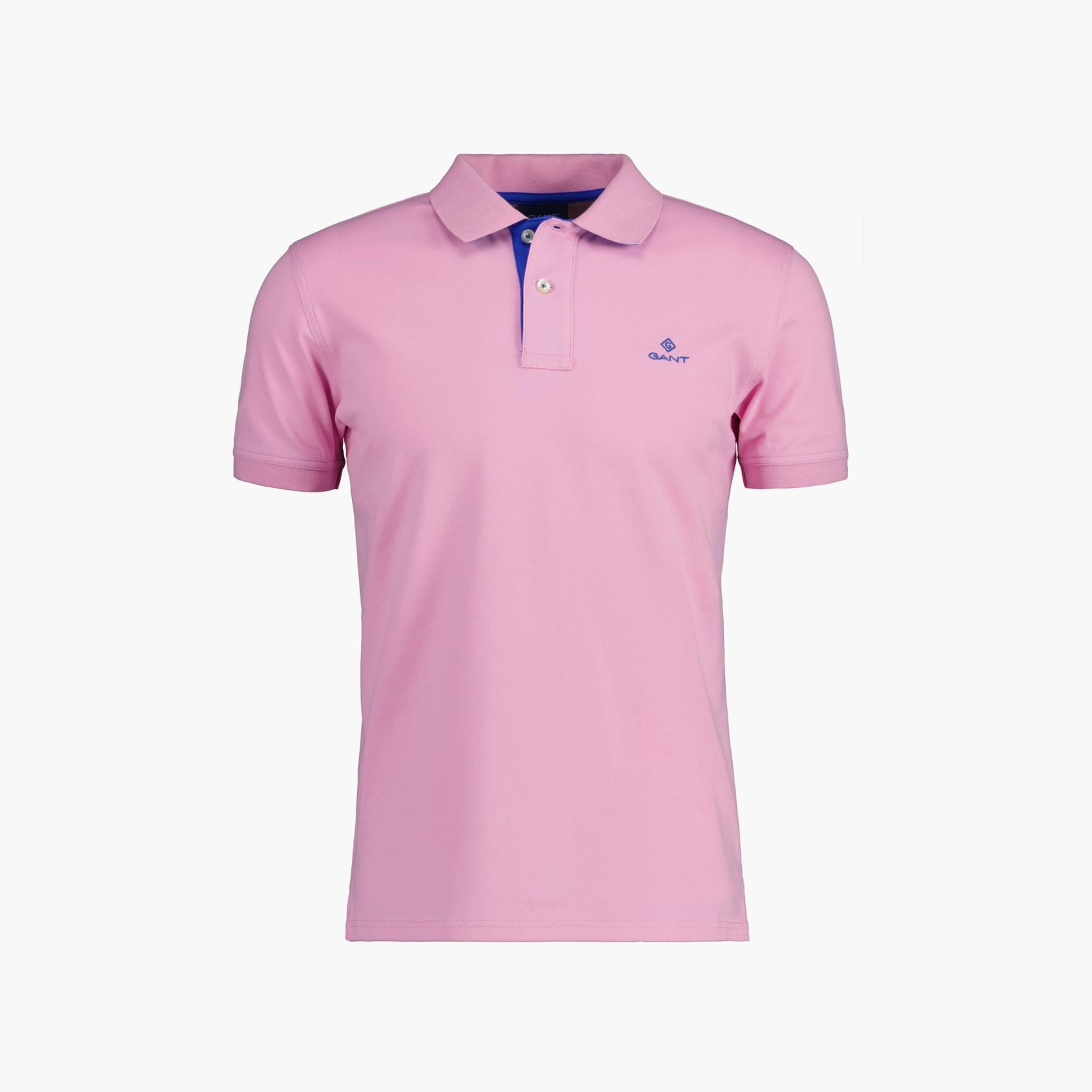 Gant Logo Detail Collared Short Sleeves Polo T-Shirt-men-clothing-tshirtsandpolos-polos-image-1