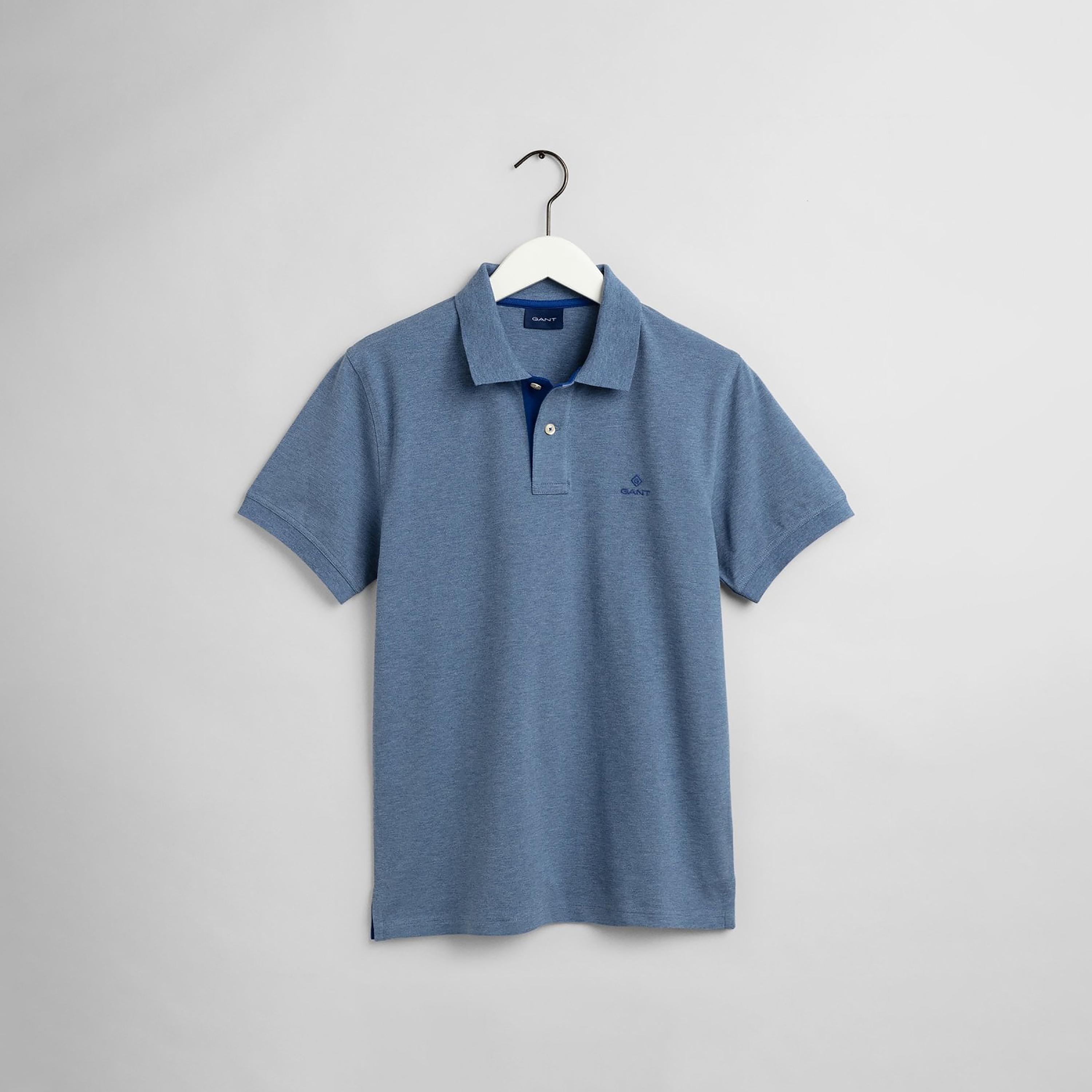 تي-شيرت بولو من جانت لوجو بأكمام قصيرة وياقة-men-clothing-tshirtsandpolos-polos-image-1