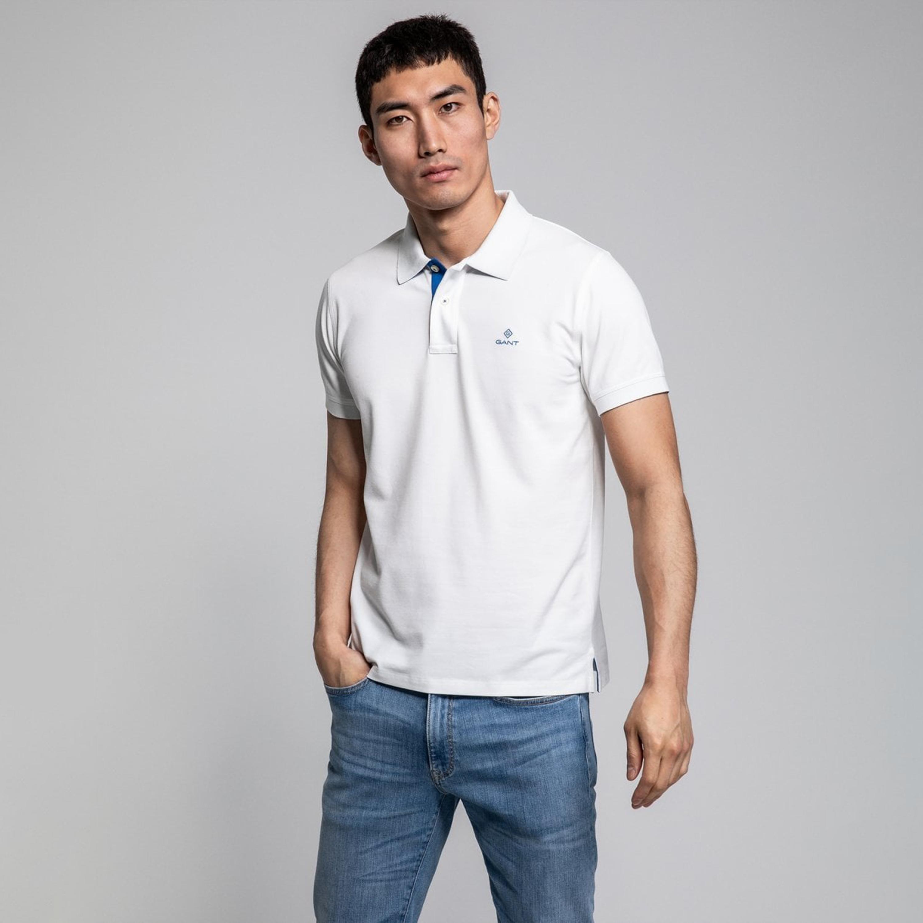 Gant Logo Collared Shorts Sleeves Polo T-Shirt-men-clothing-tshirtsandpolos-polos-image-1
