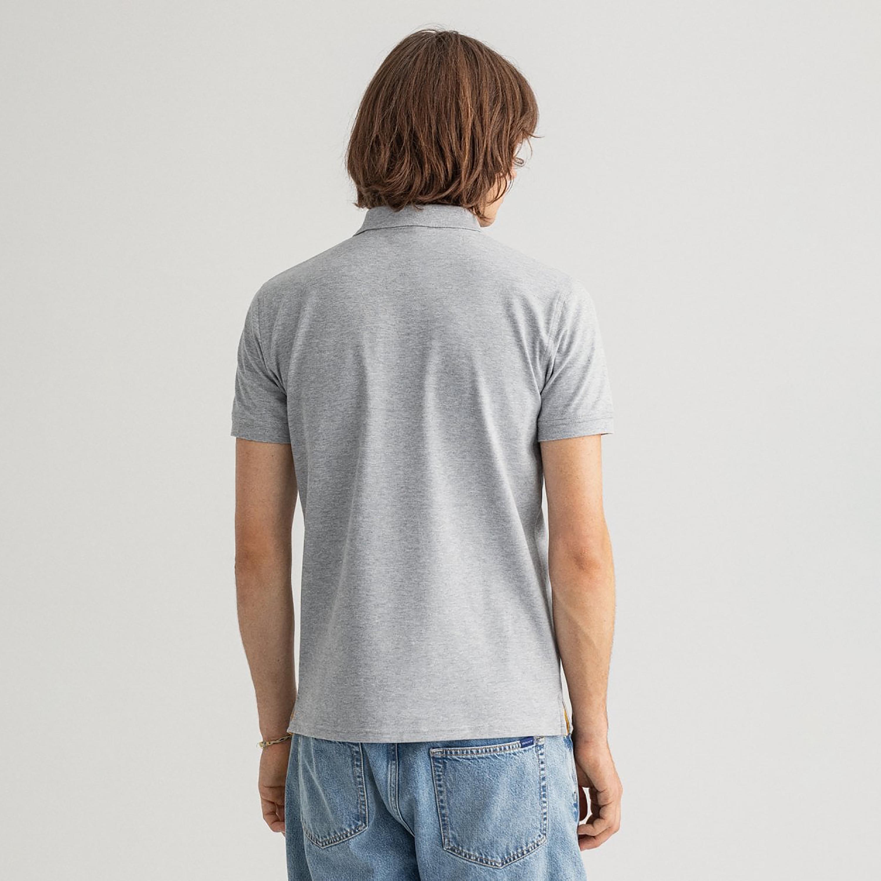 تي-شيرت بولو من جانت لوجو بأكمام قصيرة وياقة-men-clothing-tshirtsandpolos-polos-image-3