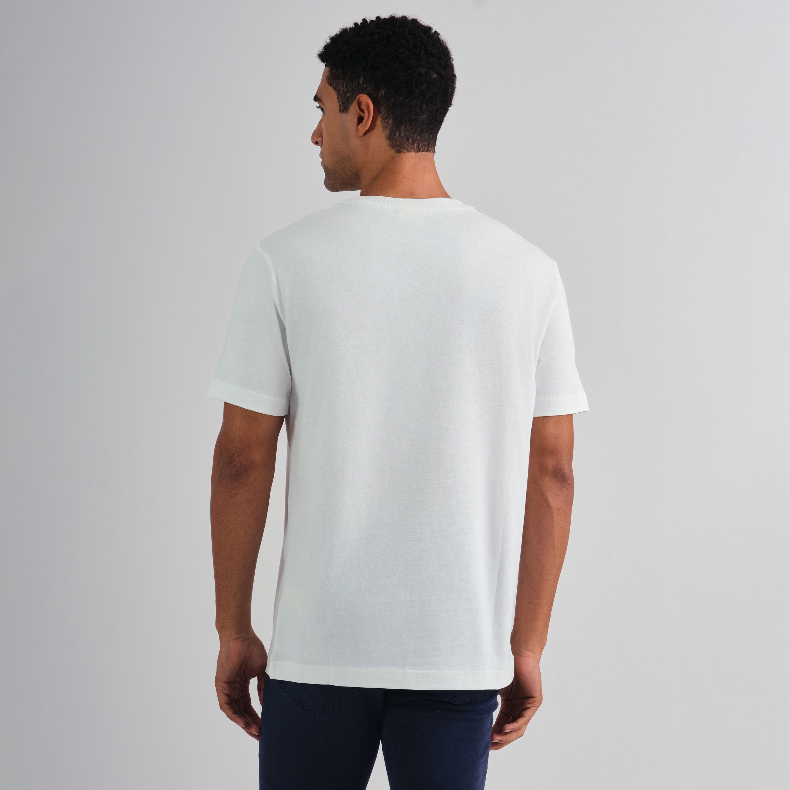 Gant Shield Logo Print Round Neck Short Sleeves Men's T-Shirt-men-clothing-tshirtsandpolos-tshirts-image-4