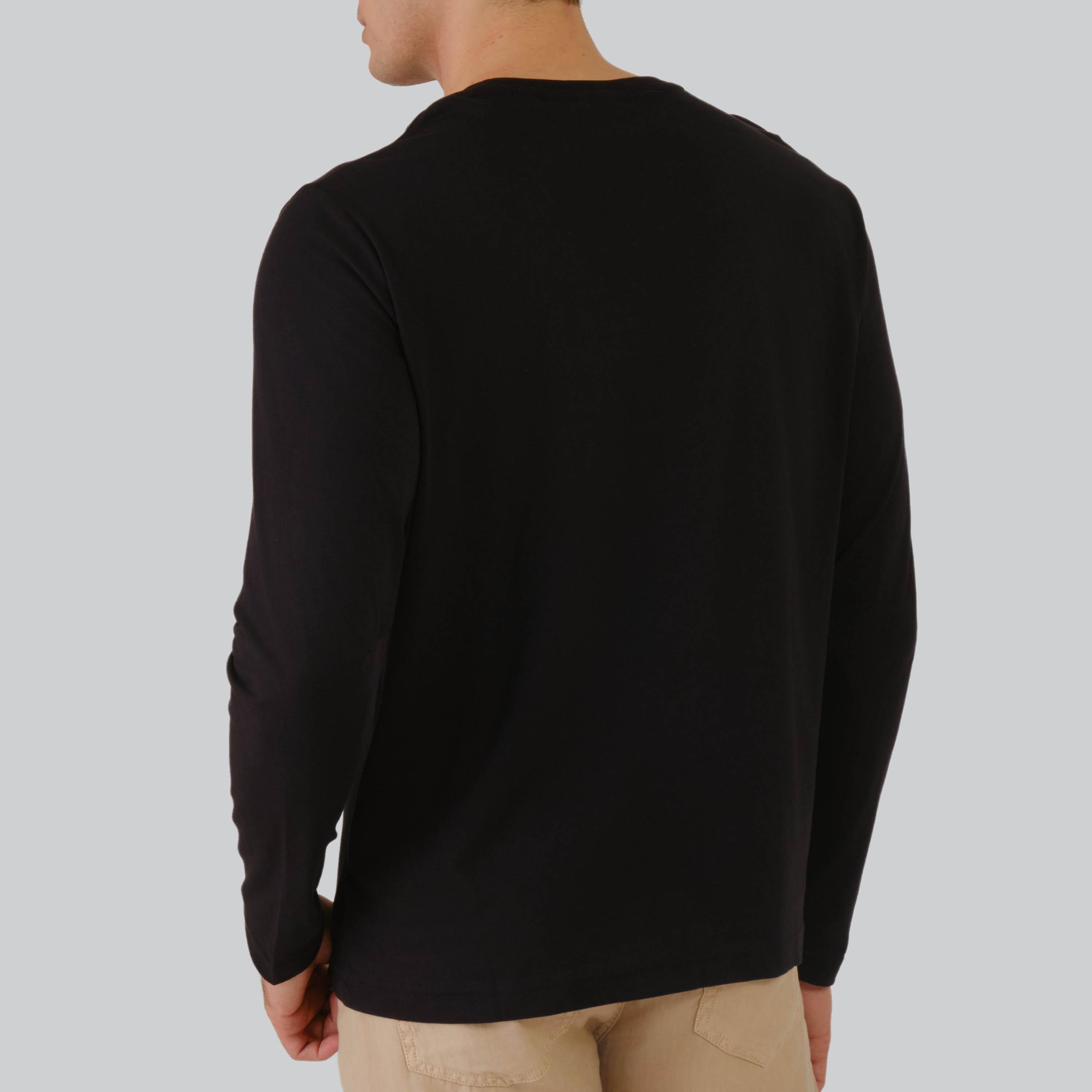 Gant Logo Print Round Neck Long Sleeves Men's T-Shirt-men-clothing-tshirtsandpolos-tshirts-image-3