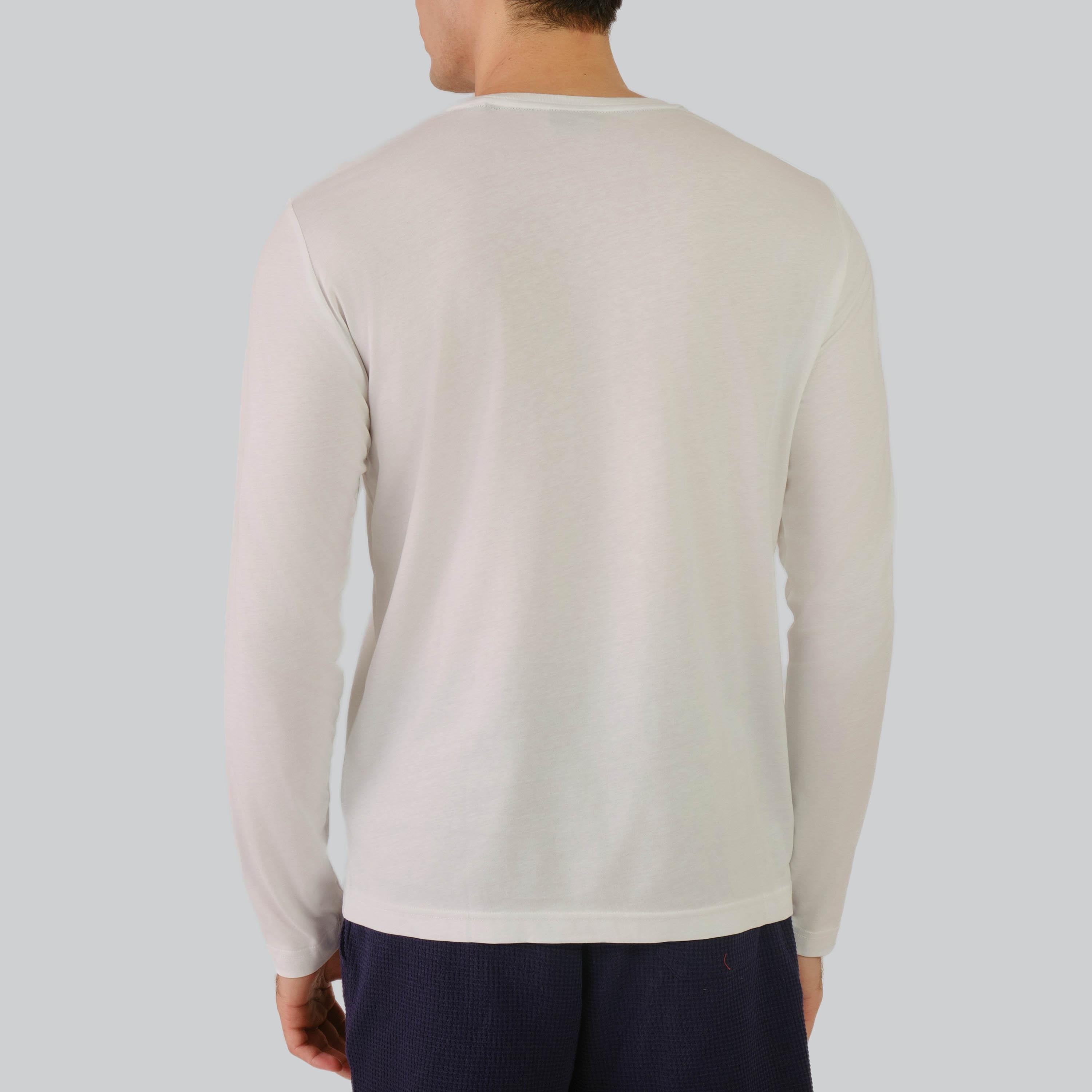 تي شيرت رجالي بأكمام طويلة وياقة دائرية وطبعة شعار Gant-men-clothing-tshirtsandpolos-tshirts-image-7