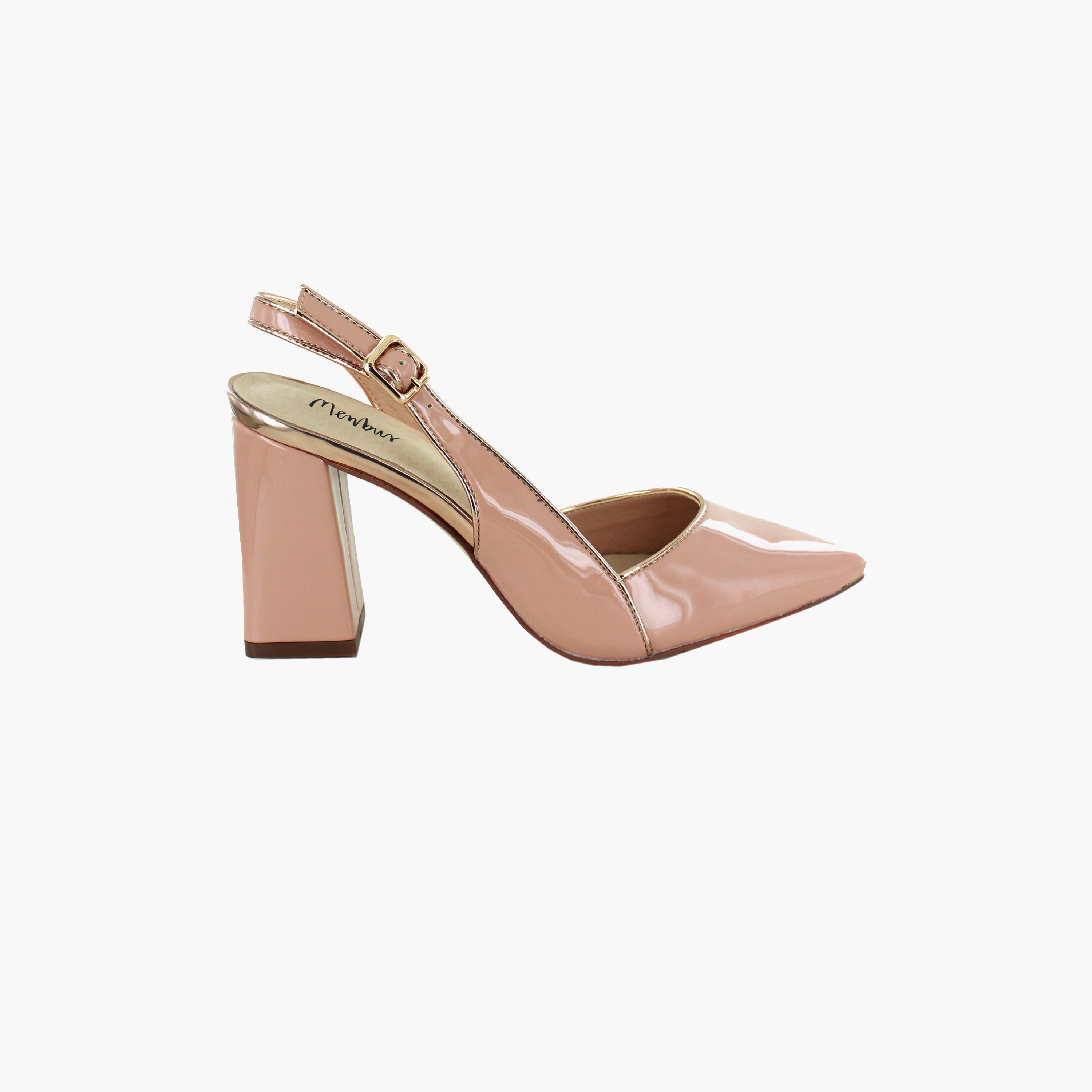 Menbur Women's Block Heels with Strap | 20556-women-shoes-heels-image-2