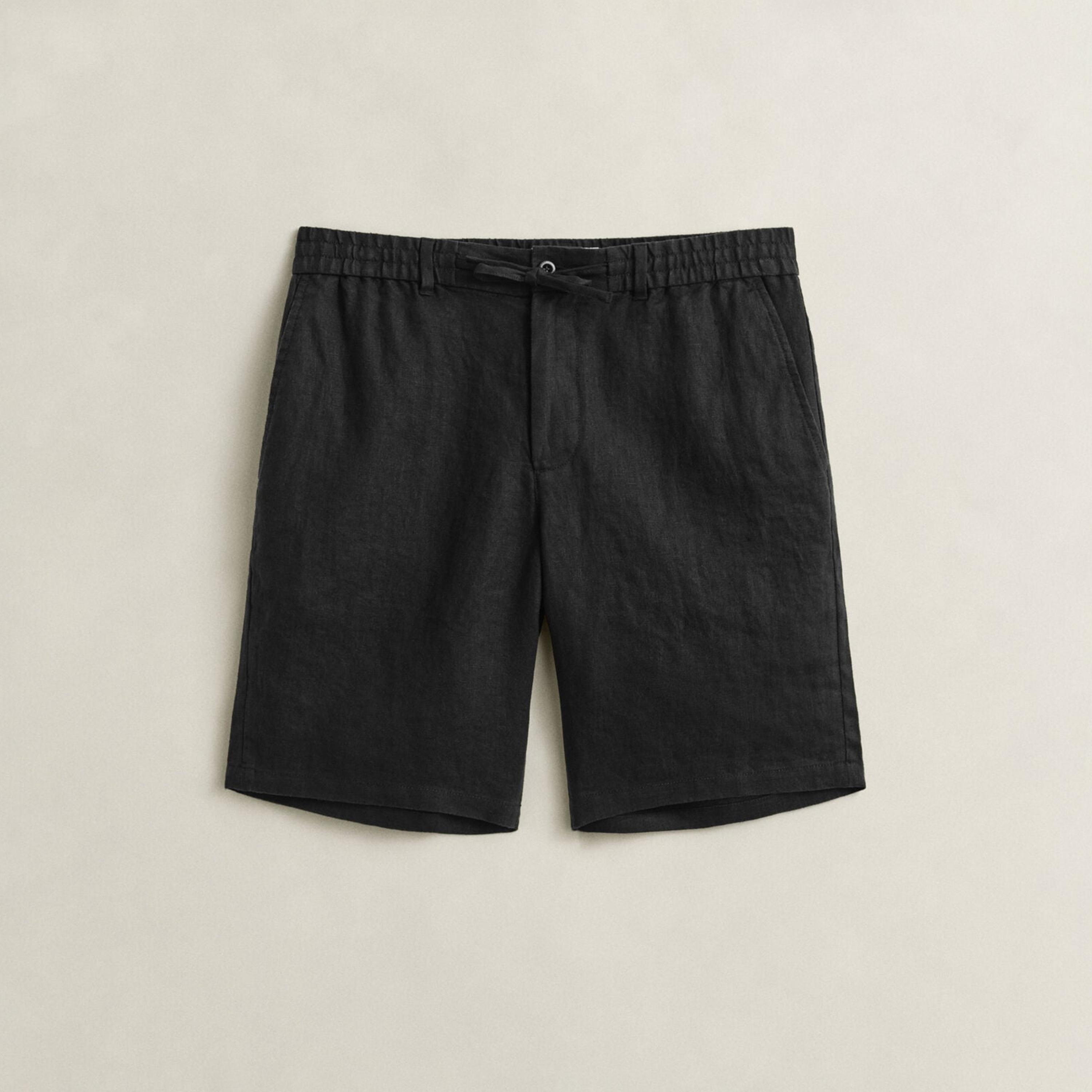 Gant Plain Mid-Rise Button & Zip Fly Men's Chino Shorts-men-clothing-bottoms-shorts-image-6
