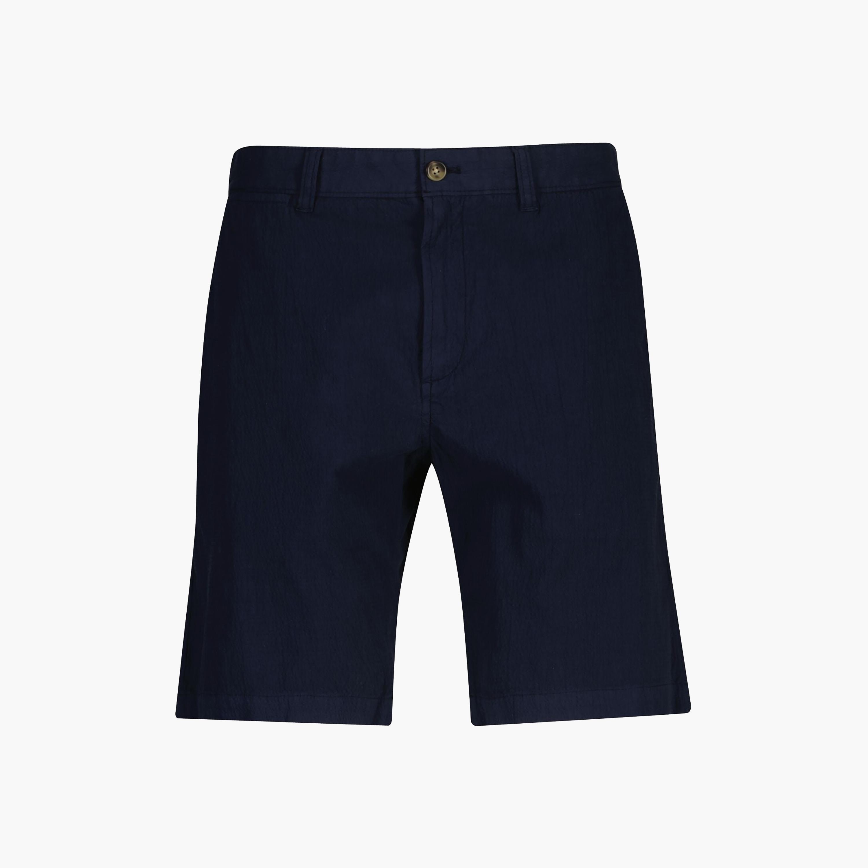 شورت تشينو رجالي سادة بخصر متوسط وأزرار وسحاب من جانت-men-clothing-bottoms-shorts-image-5
