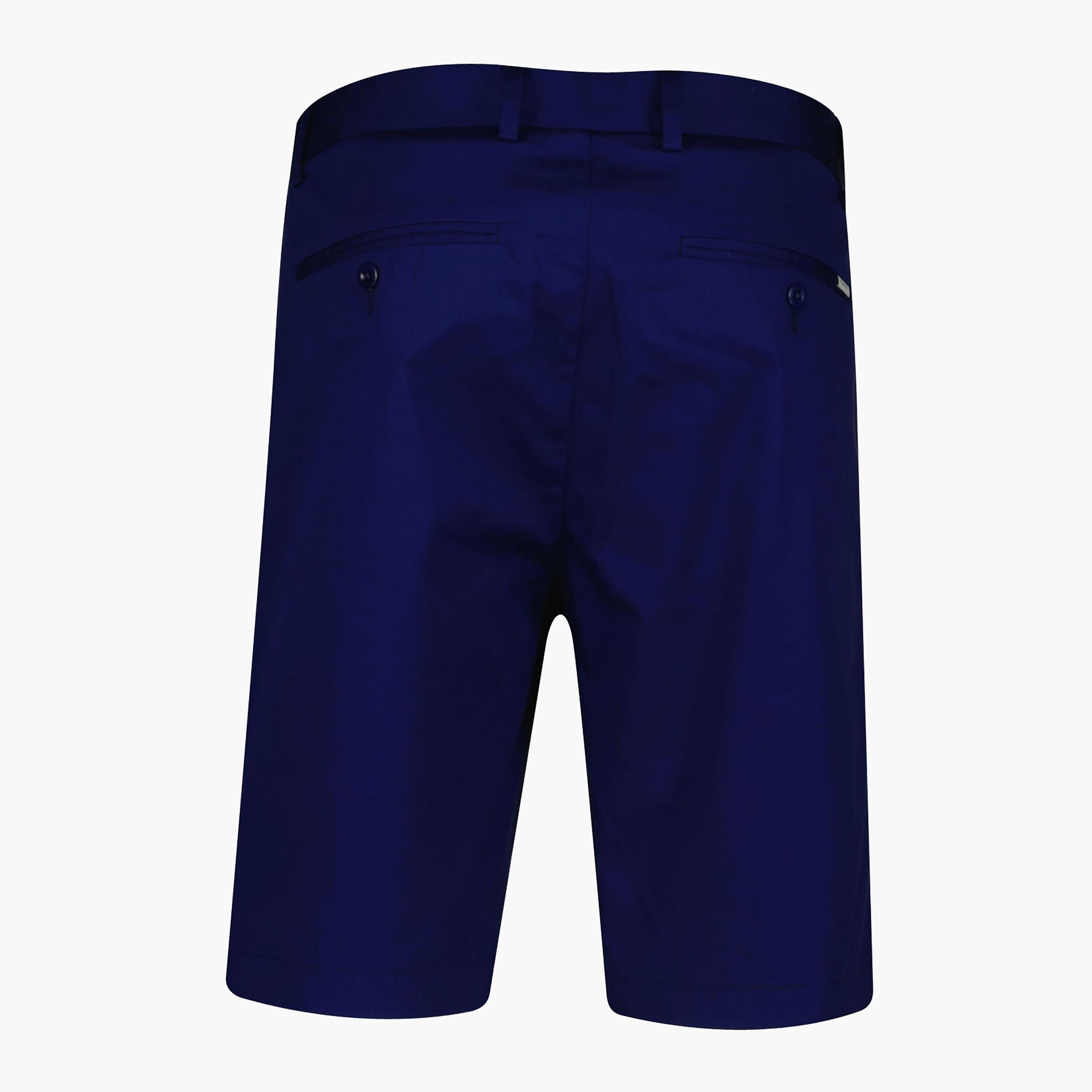 Gant Plain Mid-Rise Button & Zip Fly Men's Chino Shorts-men-clothing-bottoms-shorts-image-6