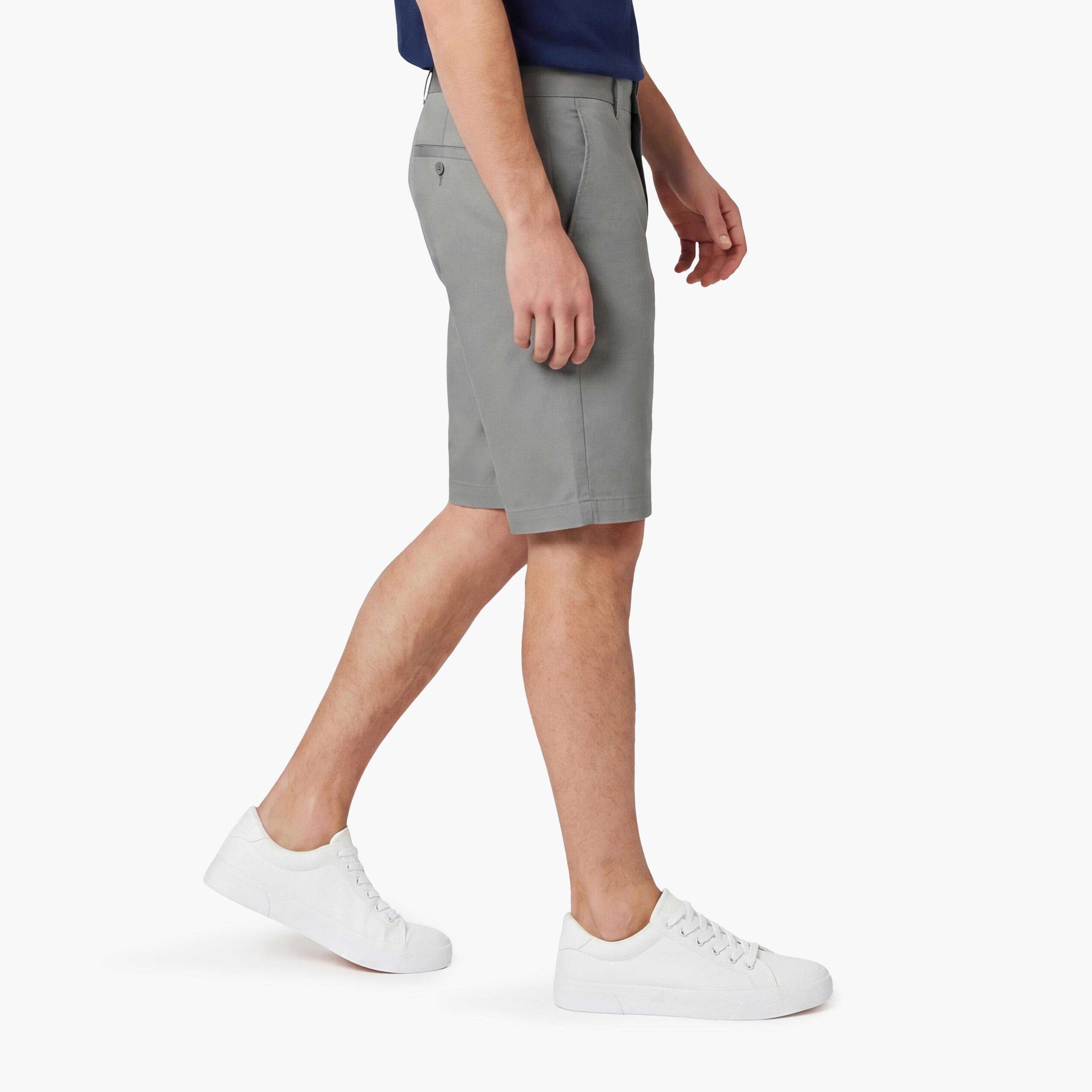 Gant Plain Mid-Rise Button & Zip Fly Men's Chino Shorts-men-clothing-bottoms-shorts-image-5
