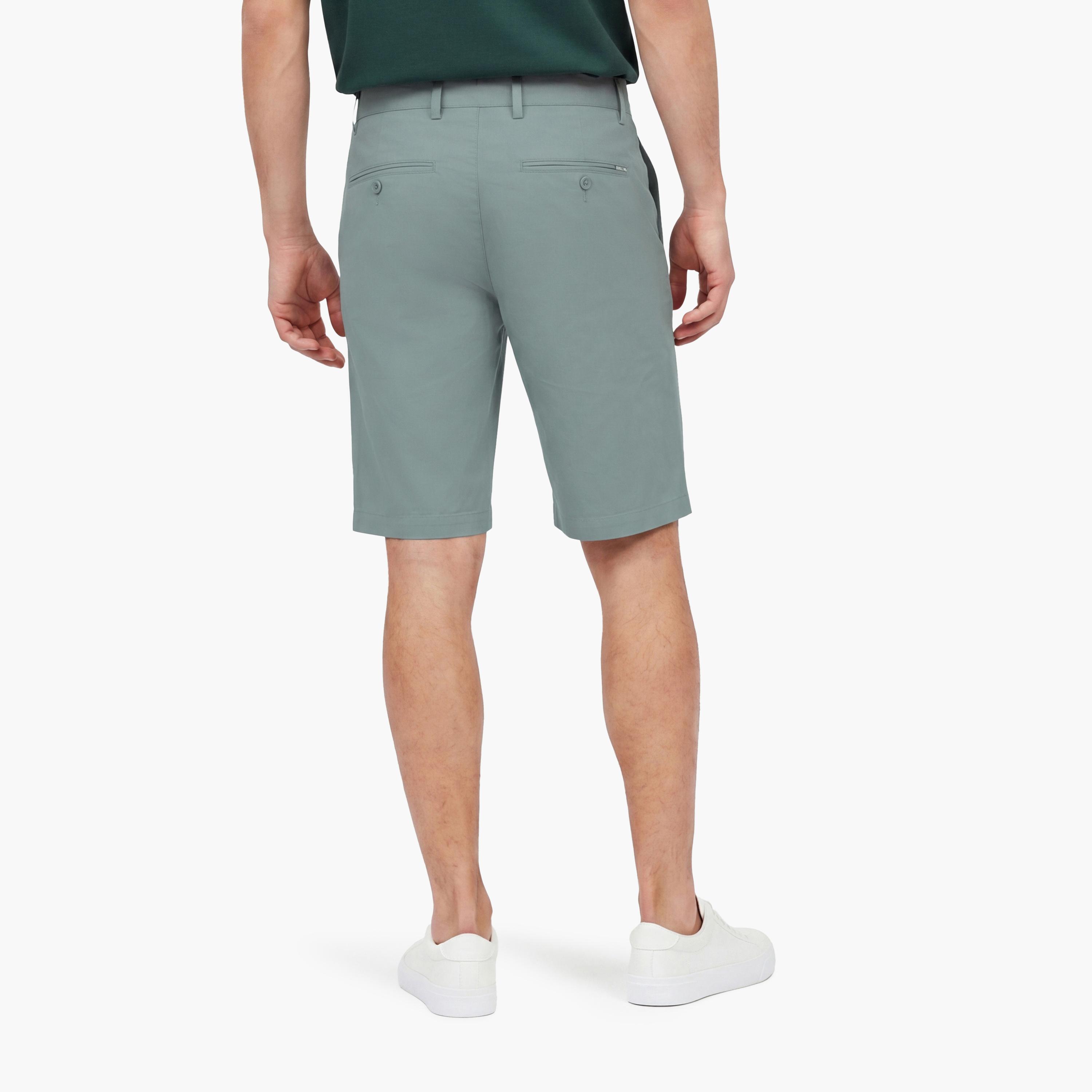 Gant Plain Mid-Rise Button & Zip Fly Men's Chino Shorts-men-clothing-bottoms-shorts-image-4