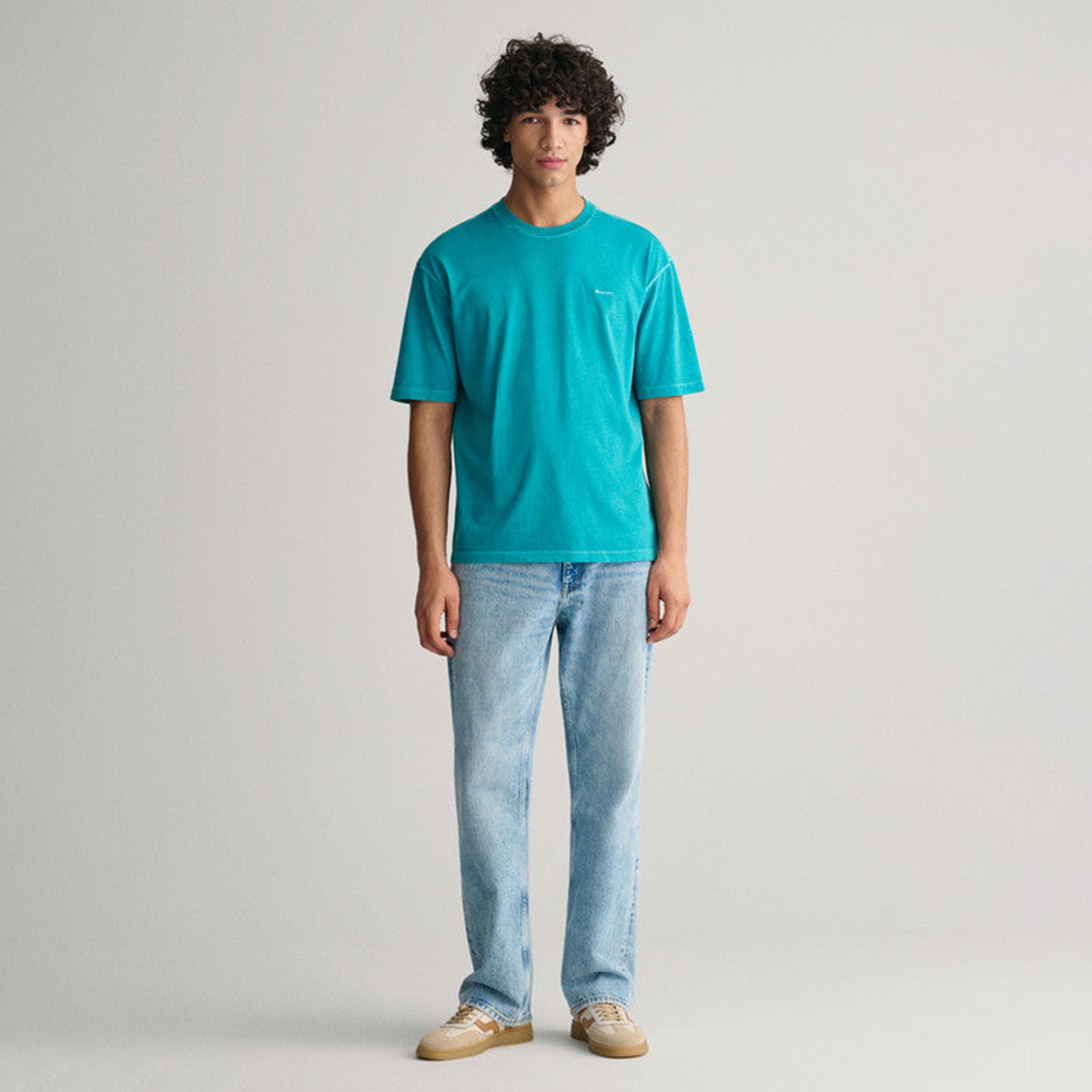 Gant Plain Crew Neck Short Sleeves T-Shirt-men-clothing-tshirtsandpolos-tshirts-image-2