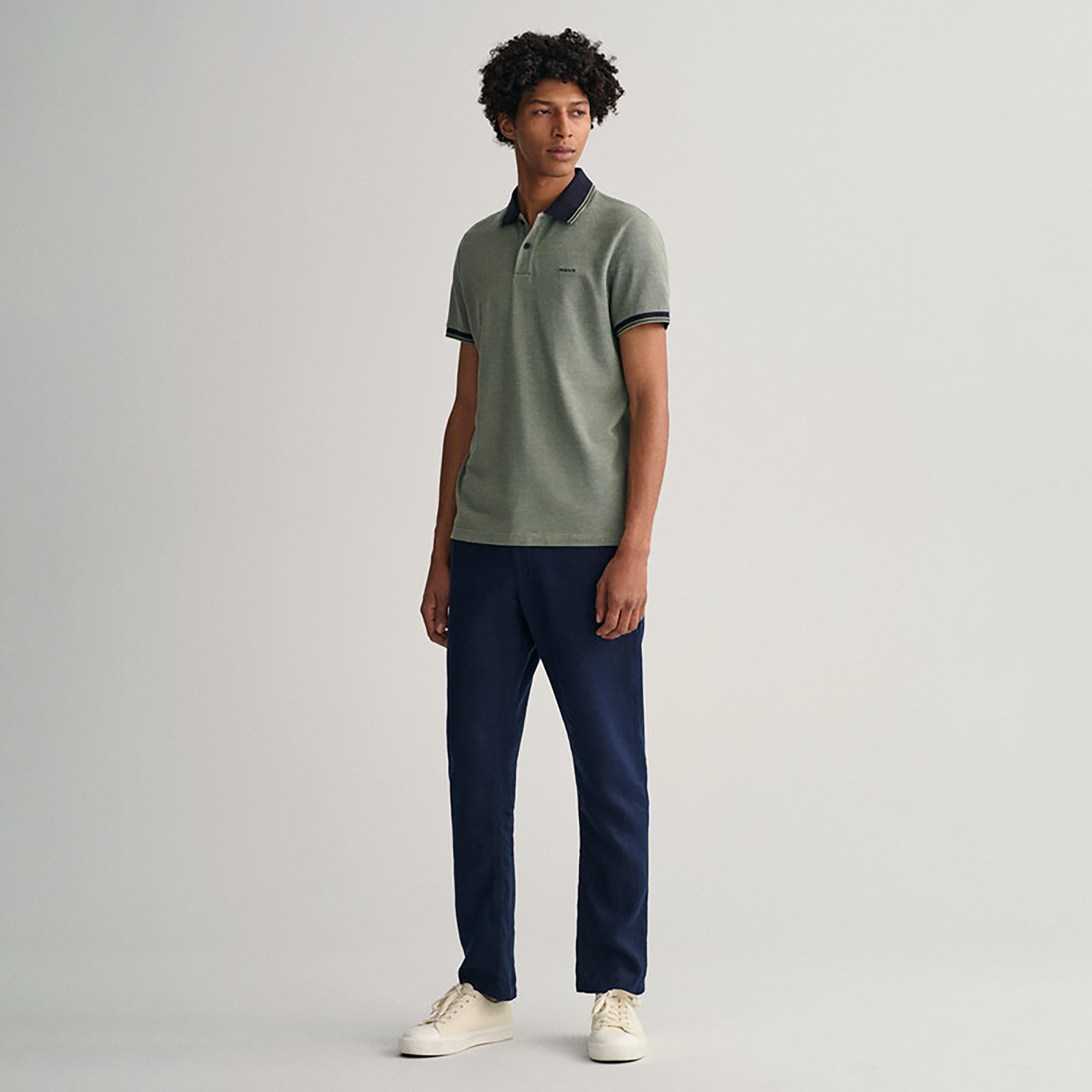 Gant Logo Detail Collared Short Sleeves Polo T-Shirt-men-clothing-tshirtsandpolos-polos-image-2