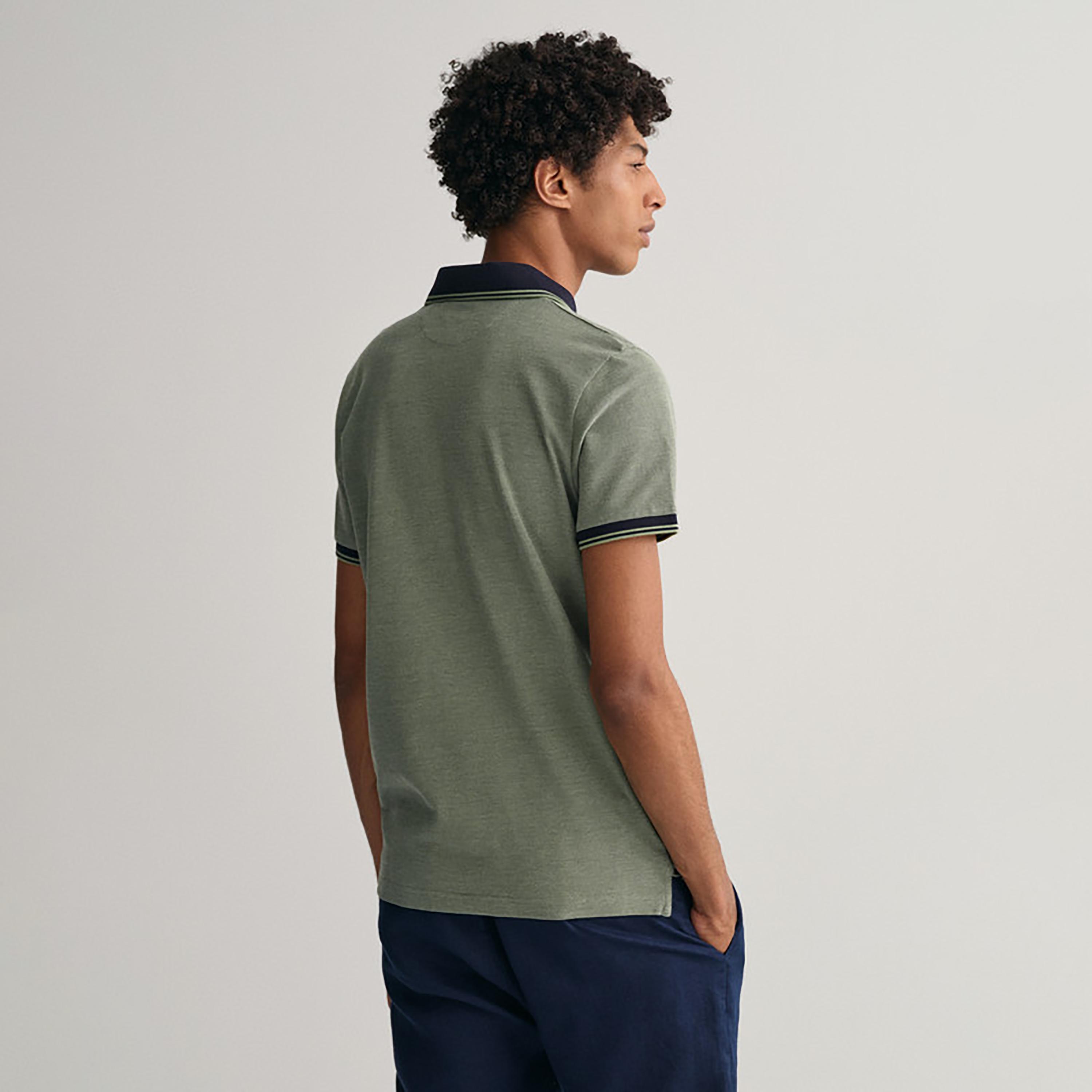 Gant Logo Detail Collared Short Sleeves Polo T-Shirt-men-clothing-tshirtsandpolos-polos-image-4