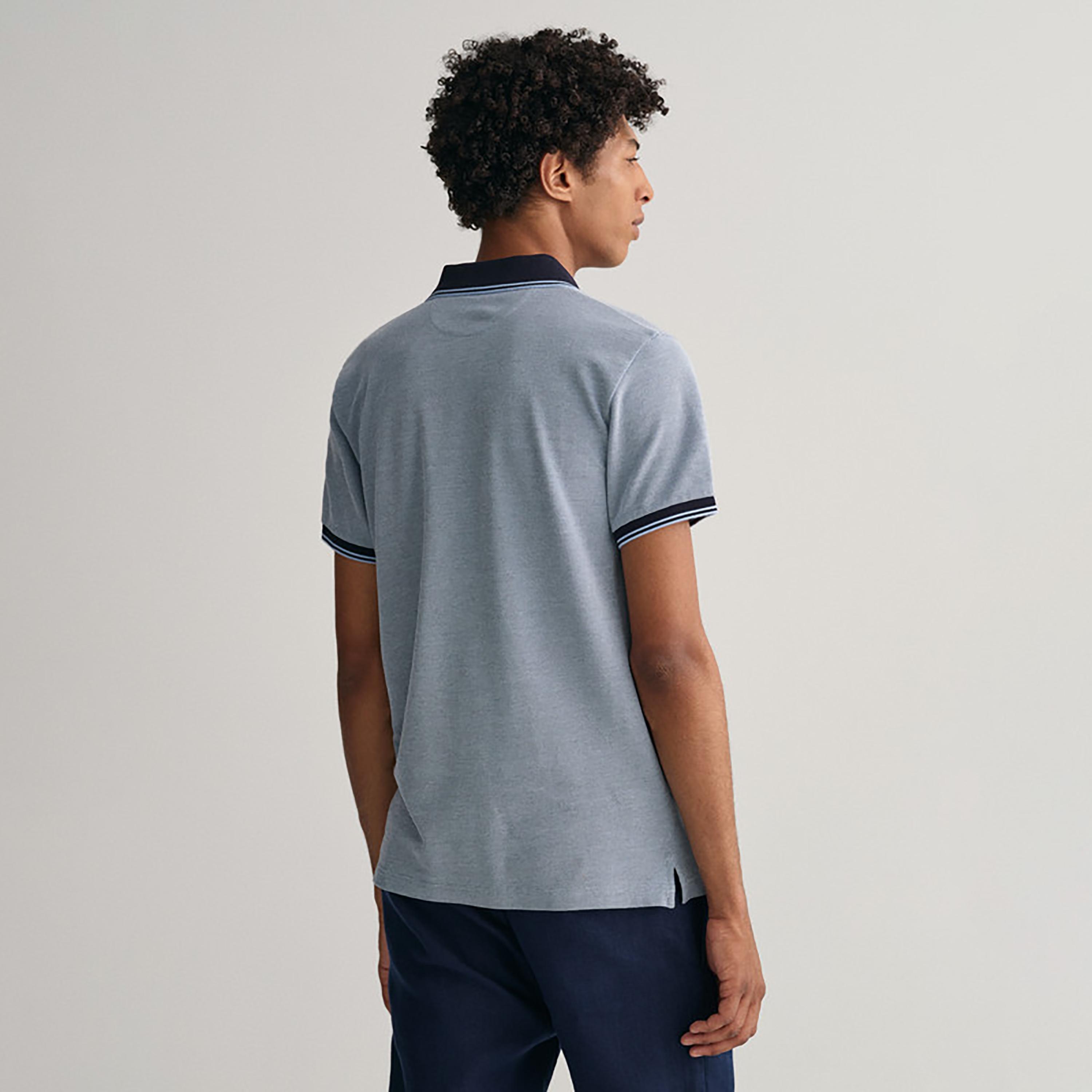 Gant Logo Detail Collared Short Sleeves Polo T-Shirt-men-clothing-tshirtsandpolos-polos-image-3