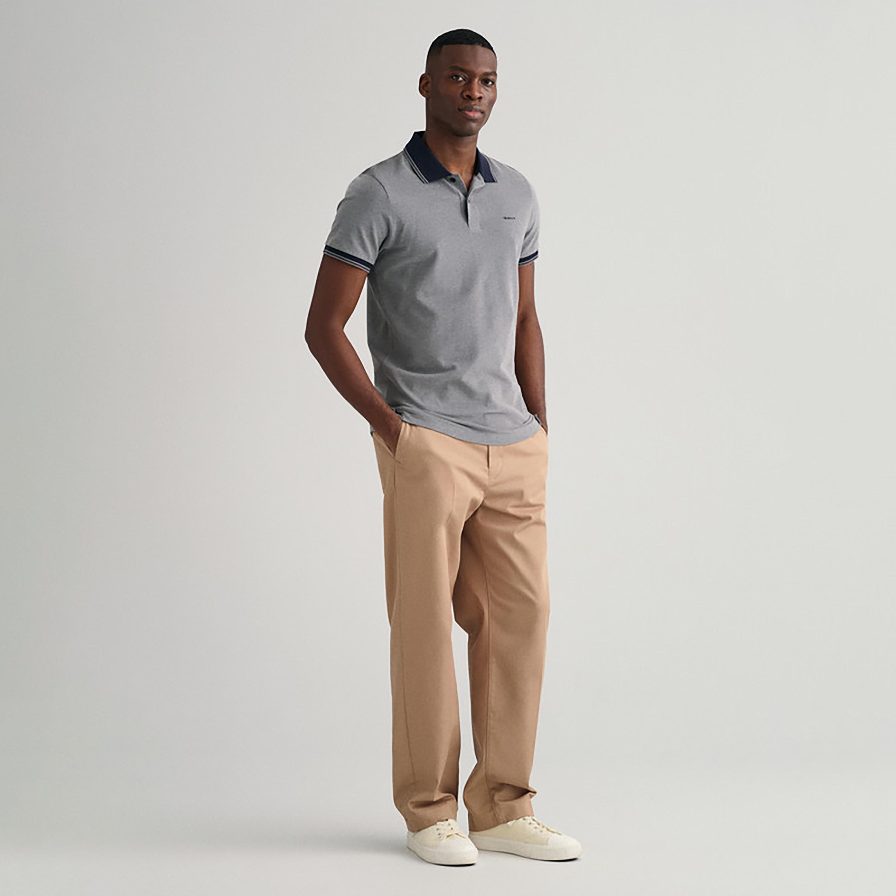 Gant Logo Detail Collared Short Sleeves Polo T-Shirt-men-clothing-tshirtsandpolos-polos-image-2