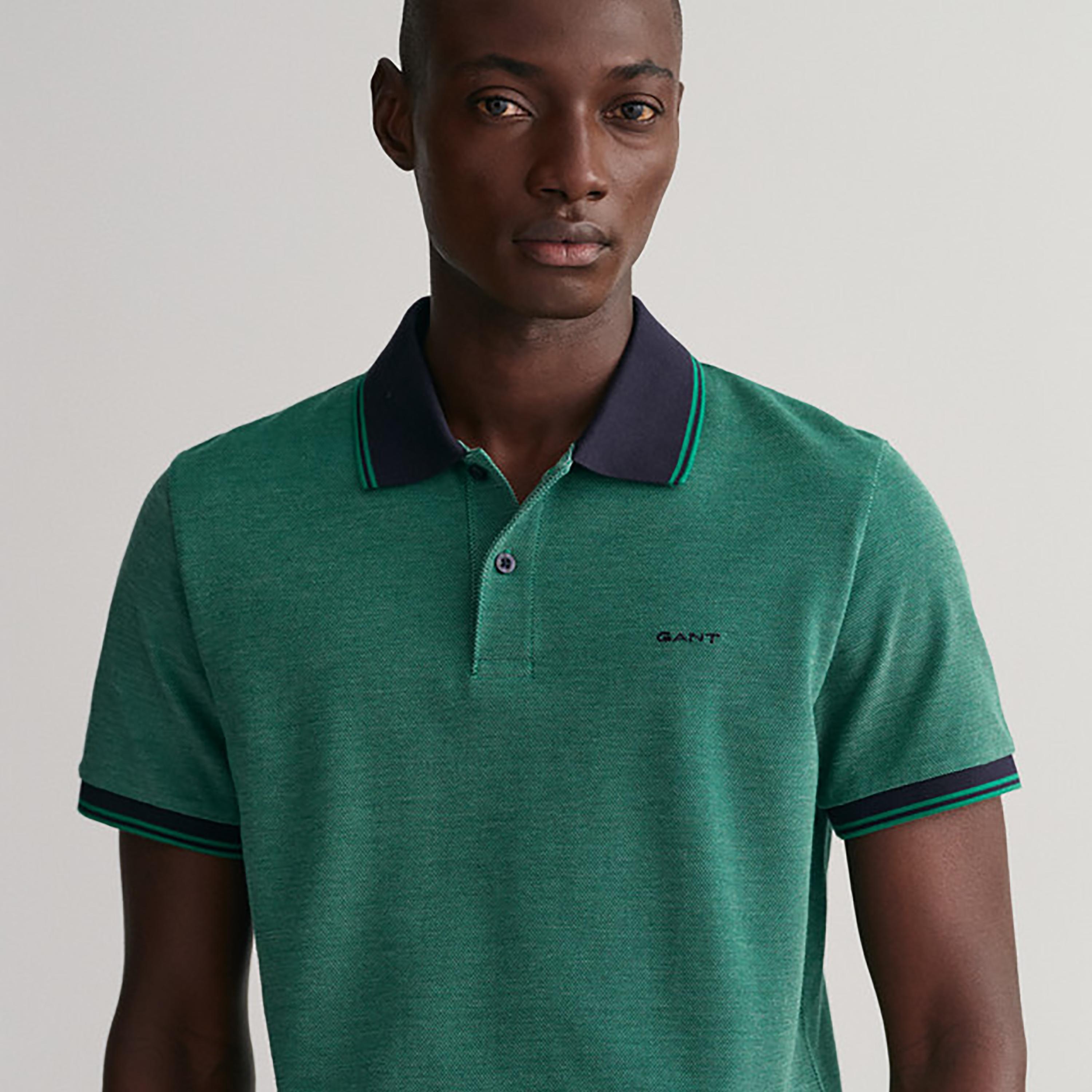 تي-شيرت بولو من جانت لوجو بأكمام قصيرة وياقة-men-clothing-tshirtsandpolos-polos-image-3