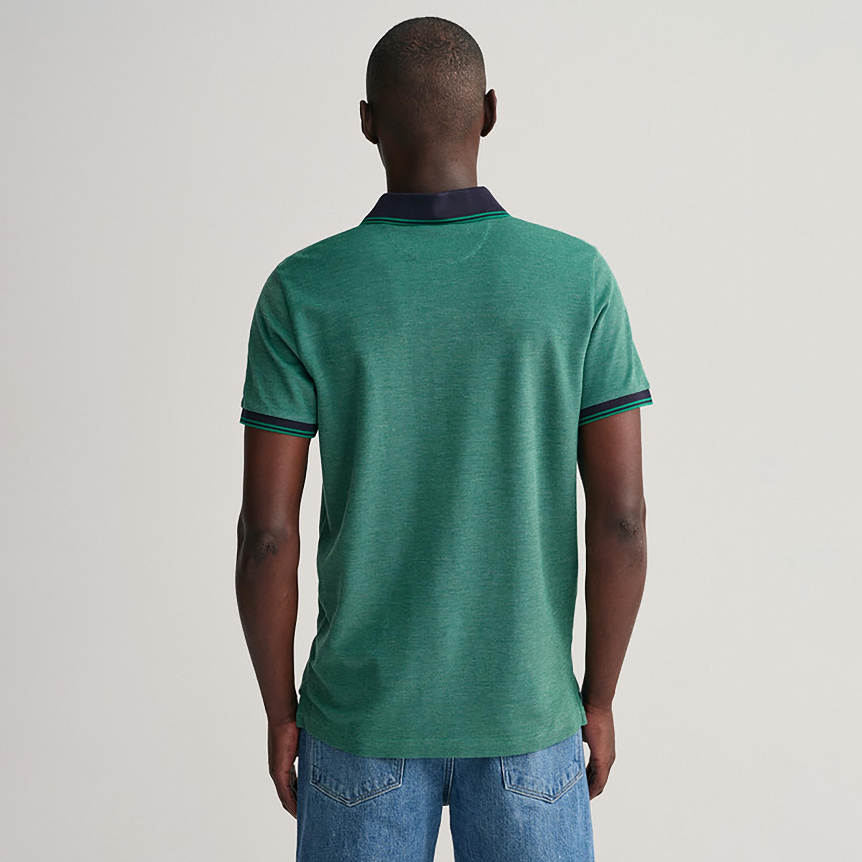 تي-شيرت بولو من جانت لوجو بأكمام قصيرة وياقة-men-clothing-tshirtsandpolos-polos-image-4