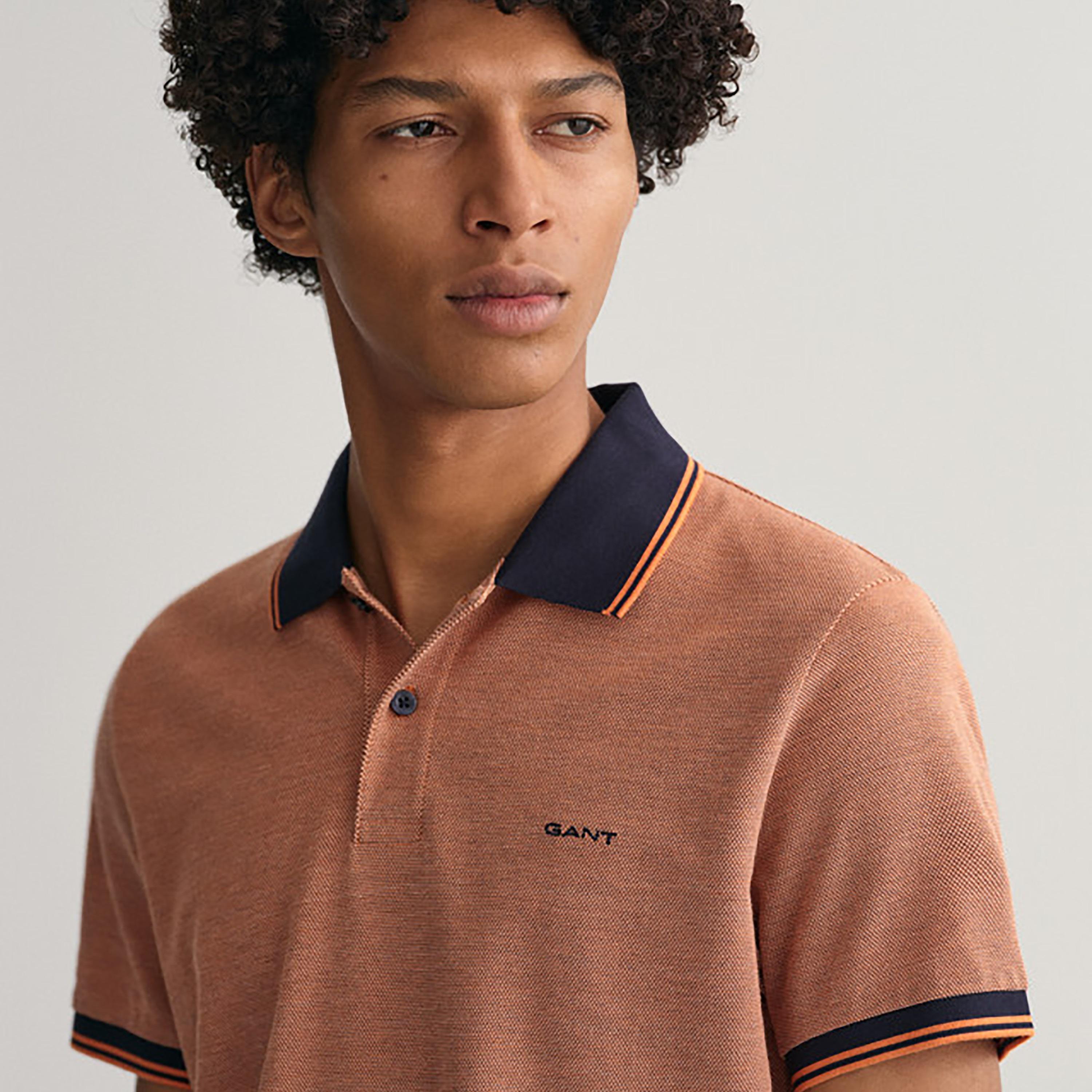 Gant Logo Detail Collared Short Sleeves Polo T-Shirt-men-clothing-tshirtsandpolos-polos-image-2