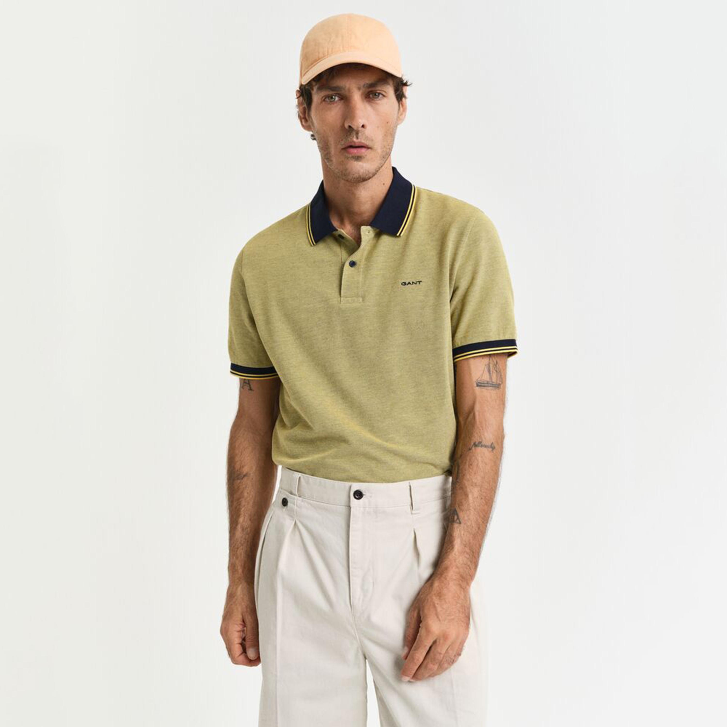 Gant Plain Collared Short Sleeves Men's Polo T-Shirt-men-clothing-tshirtsandpolos-polos-image-11