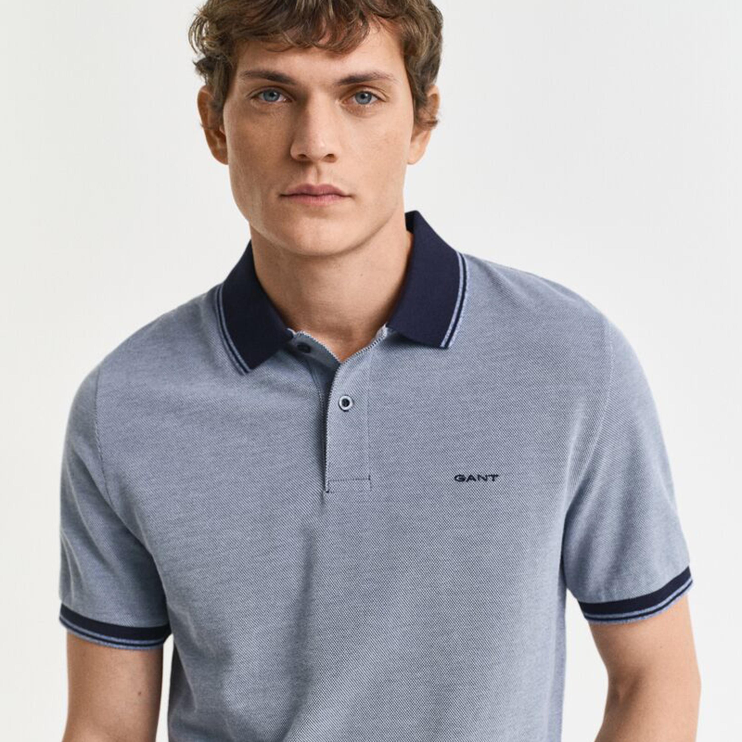 Gant Plain Collared Short Sleeves Men's Polo T-Shirt-men-clothing-tshirtsandpolos-polos-image-9