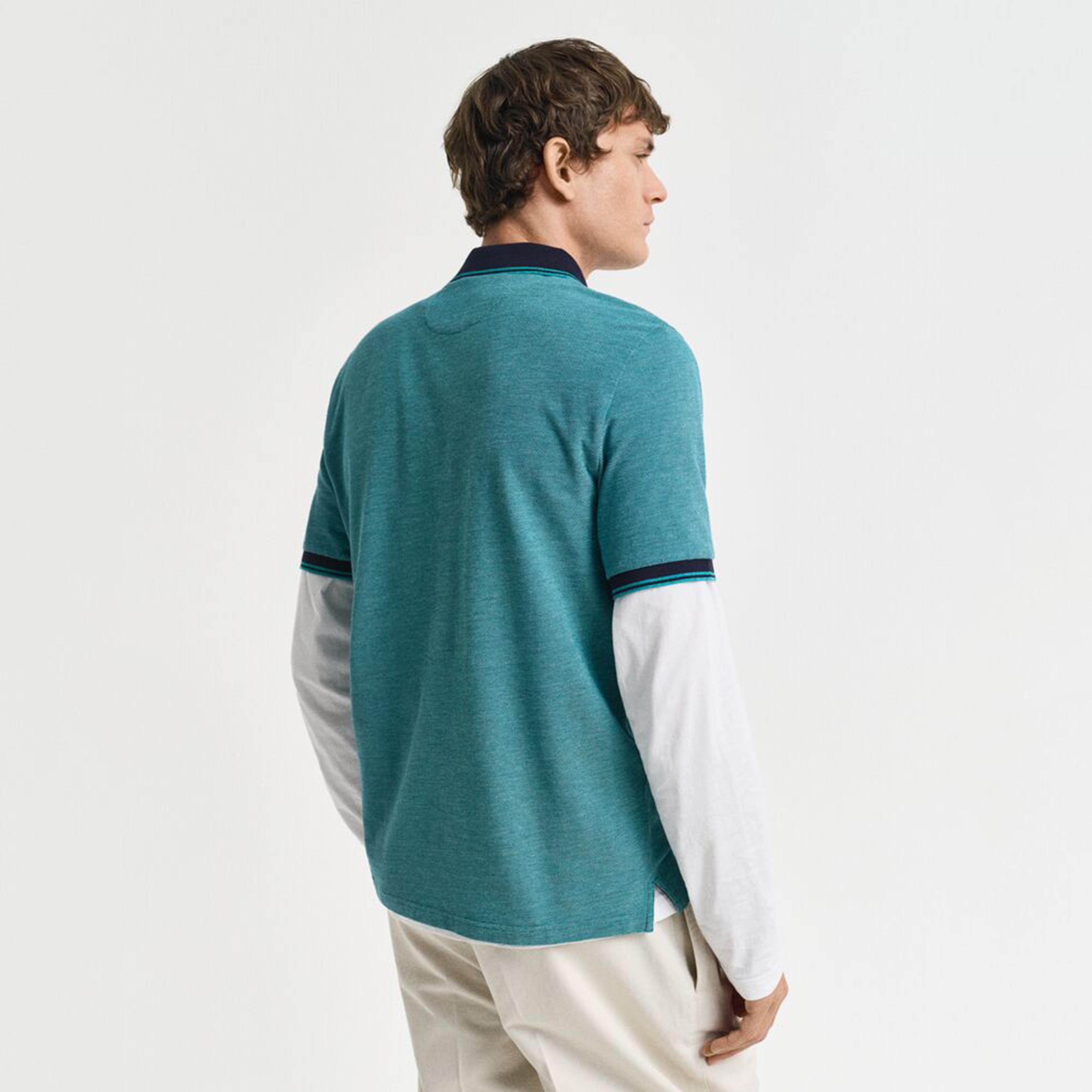 Gant Plain Collared Short Sleeves Men's Polo T-Shirt-men-clothing-tshirtsandpolos-polos-image-4