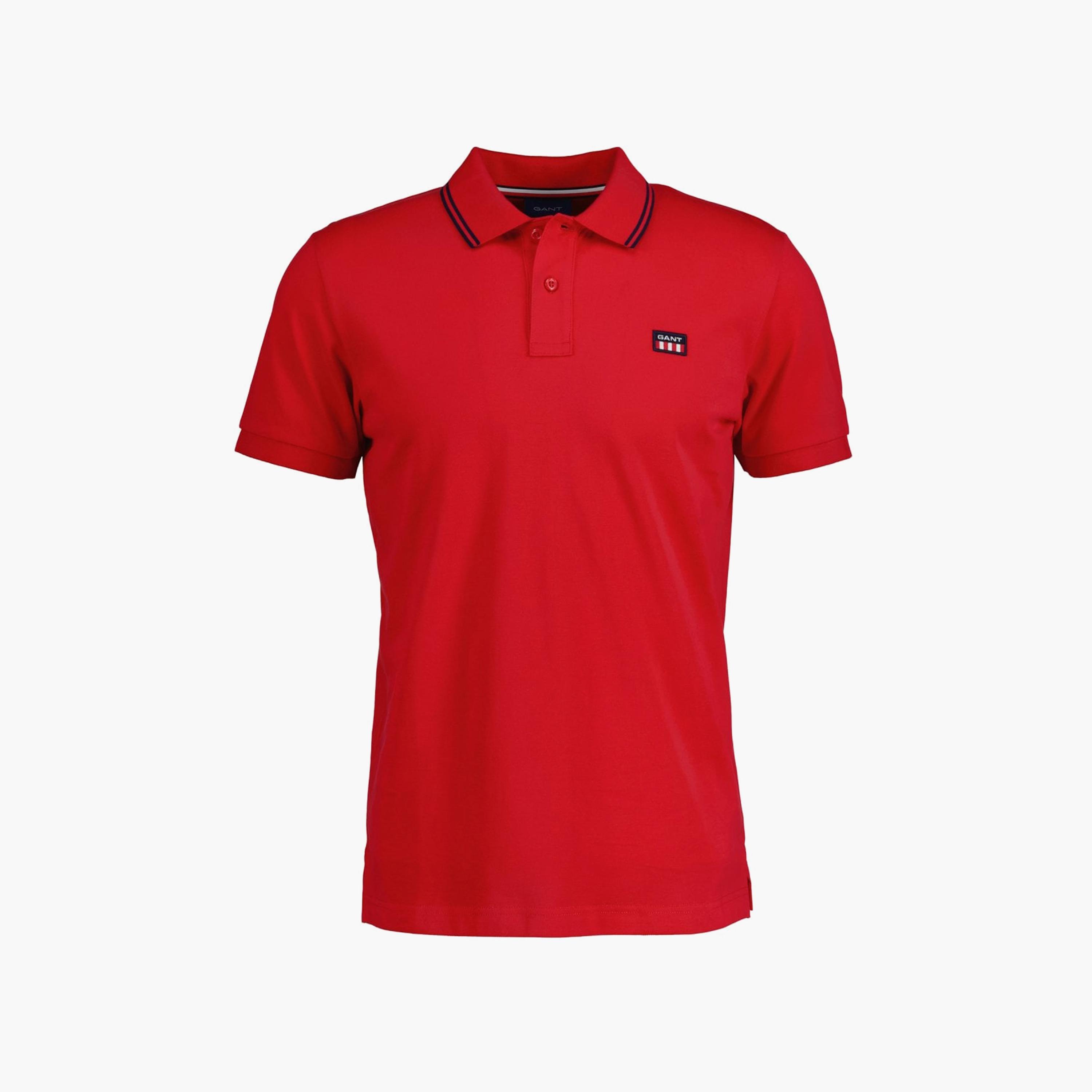 تي-شيرت بولو من جانت لوجو بأكمام قصيرة وياقة-men-clothing-tshirtsandpolos-polos-image-1