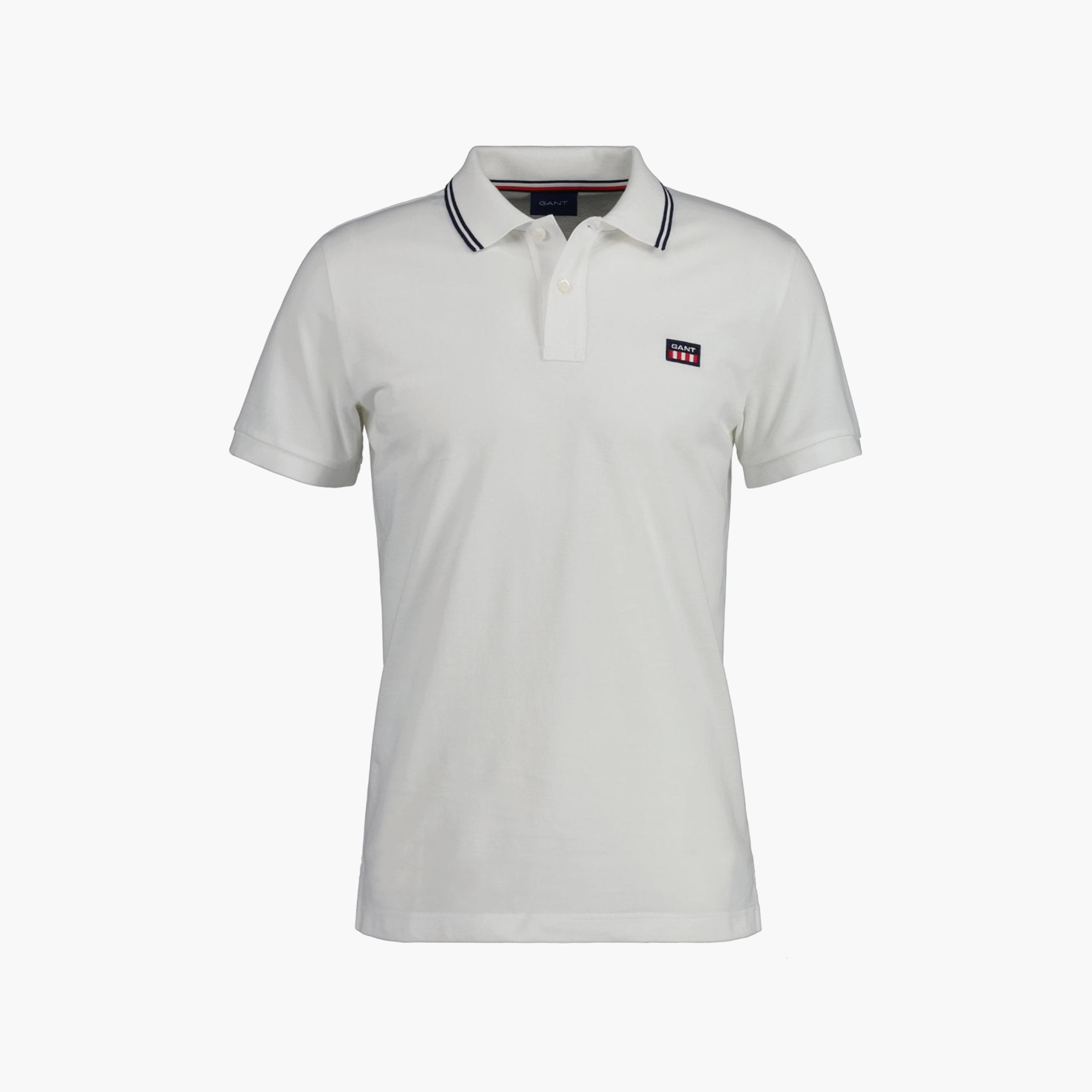 تي-شيرت بولو من جانت لوجو بأكمام قصيرة وياقة-men-clothing-tshirtsandpolos-polos-image-1