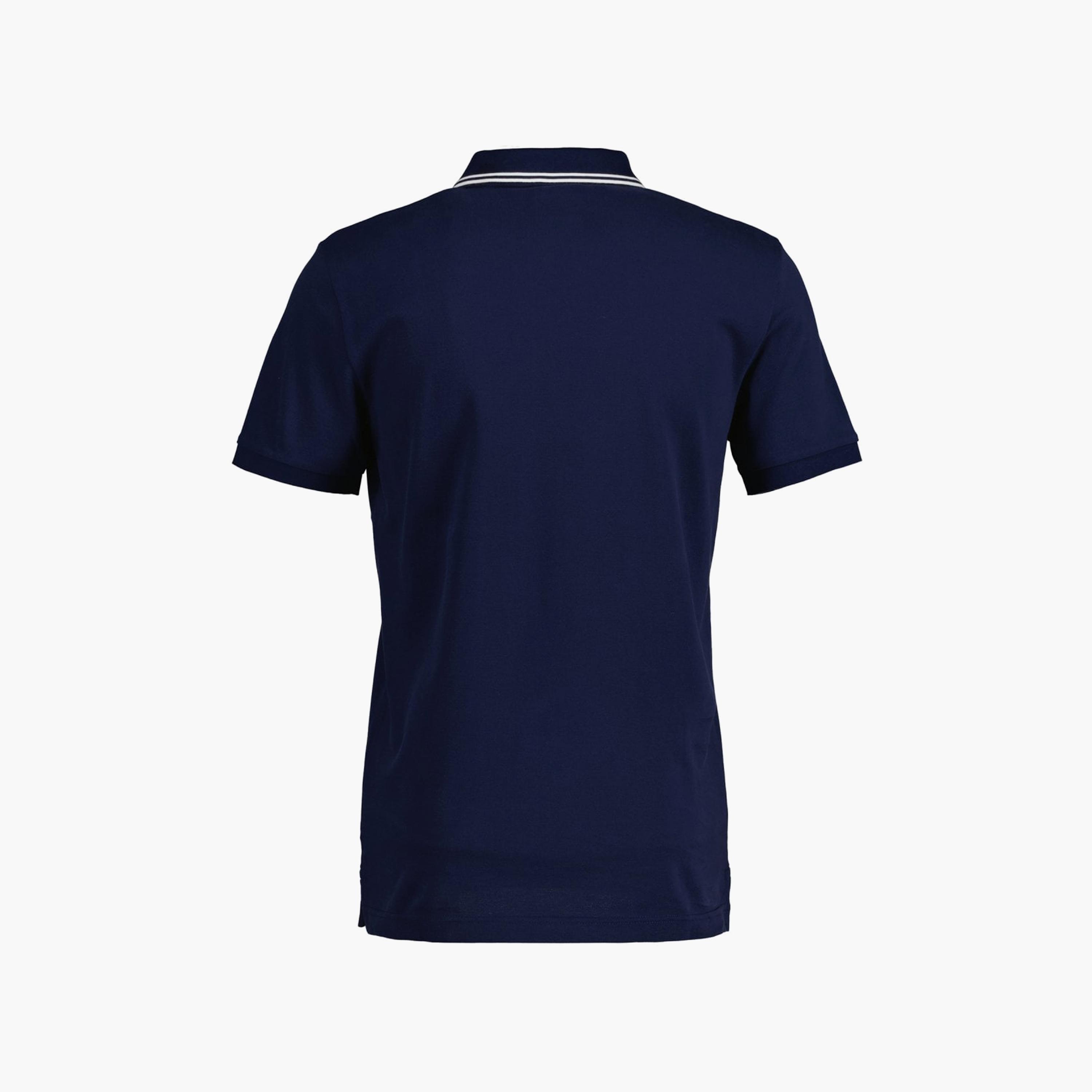 Gant Logo Detail Collared Short Sleeves Polo T-Shirt-men-clothing-tshirtsandpolos-polos-image-2