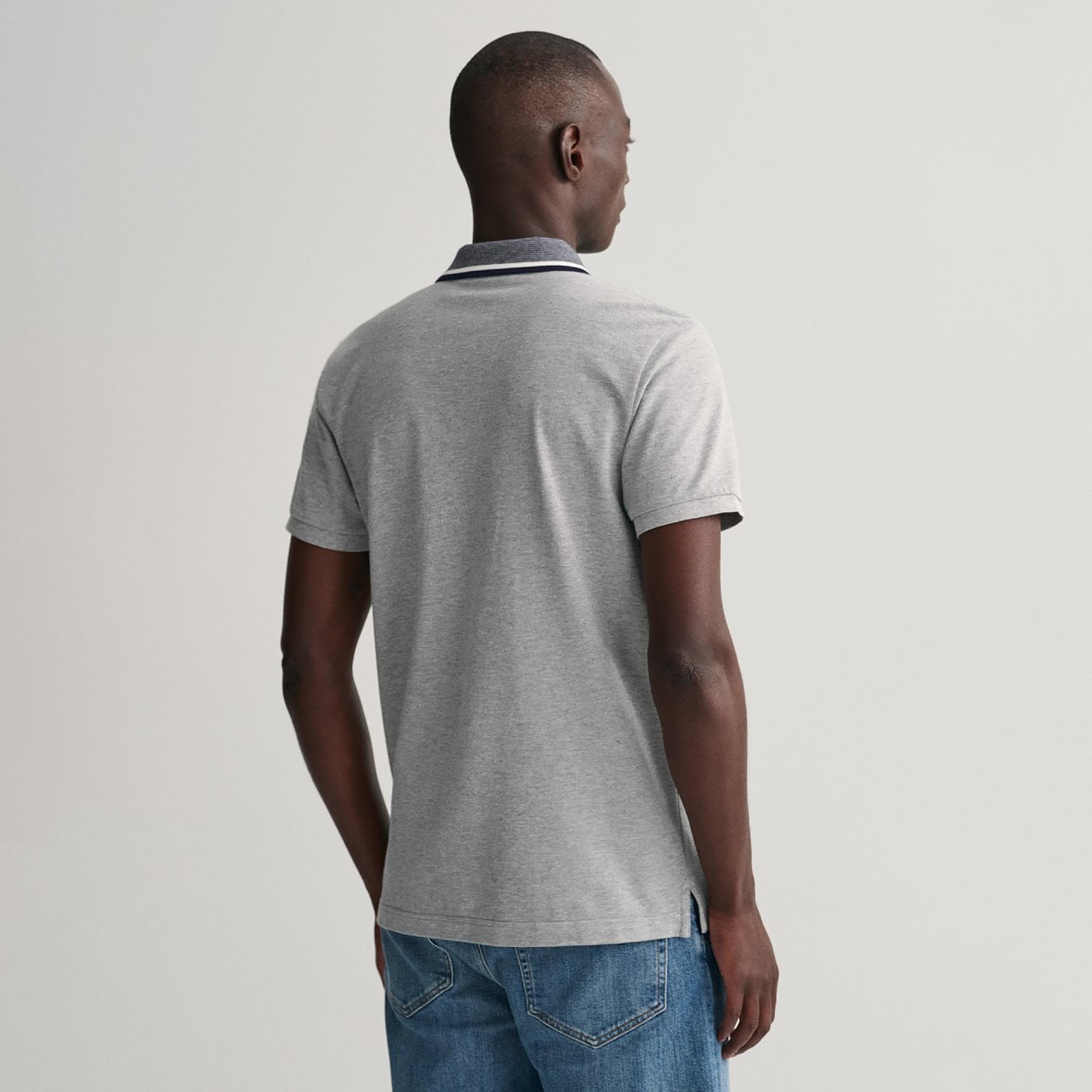 Gant Embroidered Logo Collared Short Sleeves Polo T-Shirt-men-clothing-tshirtsandpolos-polos-image-4