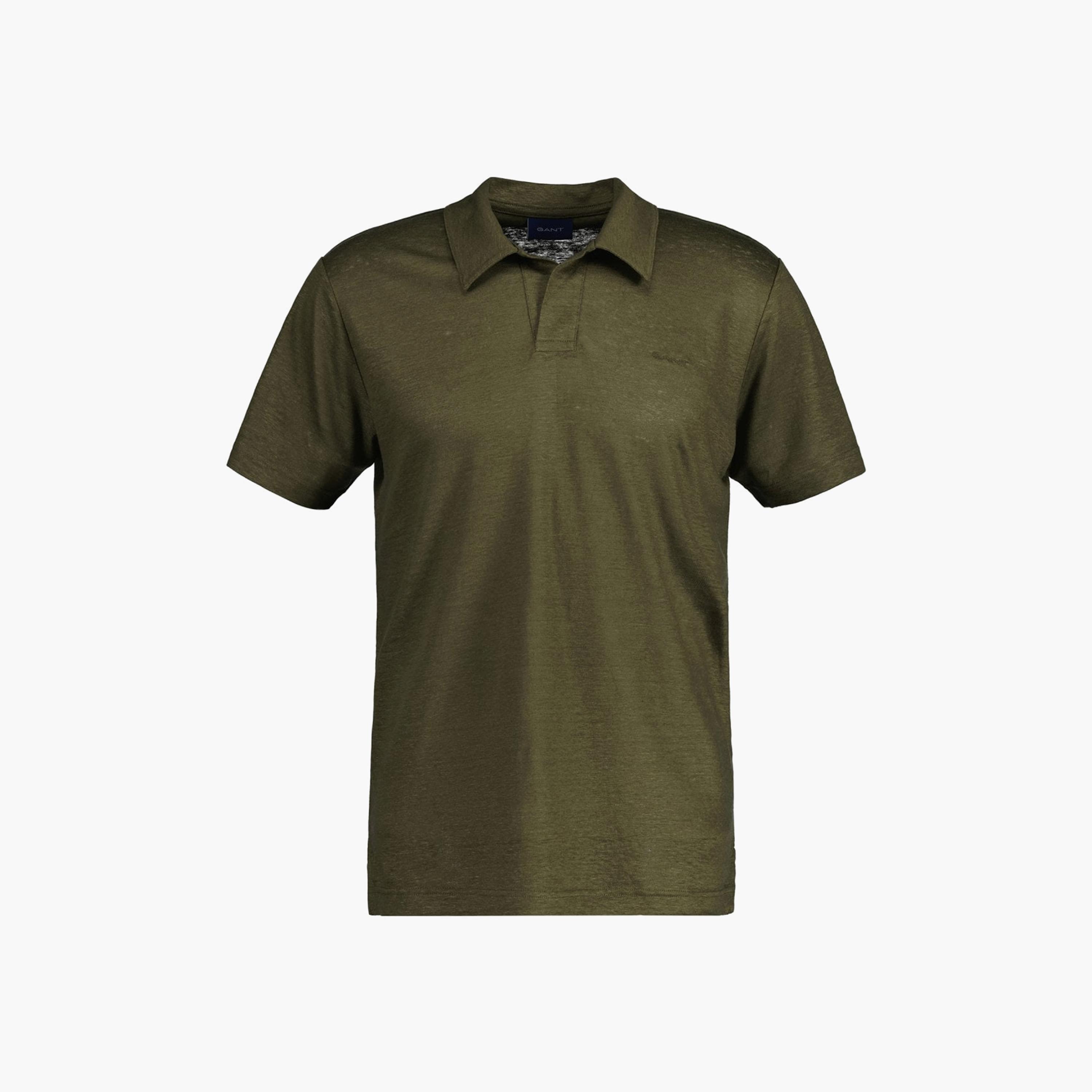 Gant Logo Detail Collared Short Sleeves Polo T-Shirt-men-clothing-tshirtsandpolos-polos-image-1