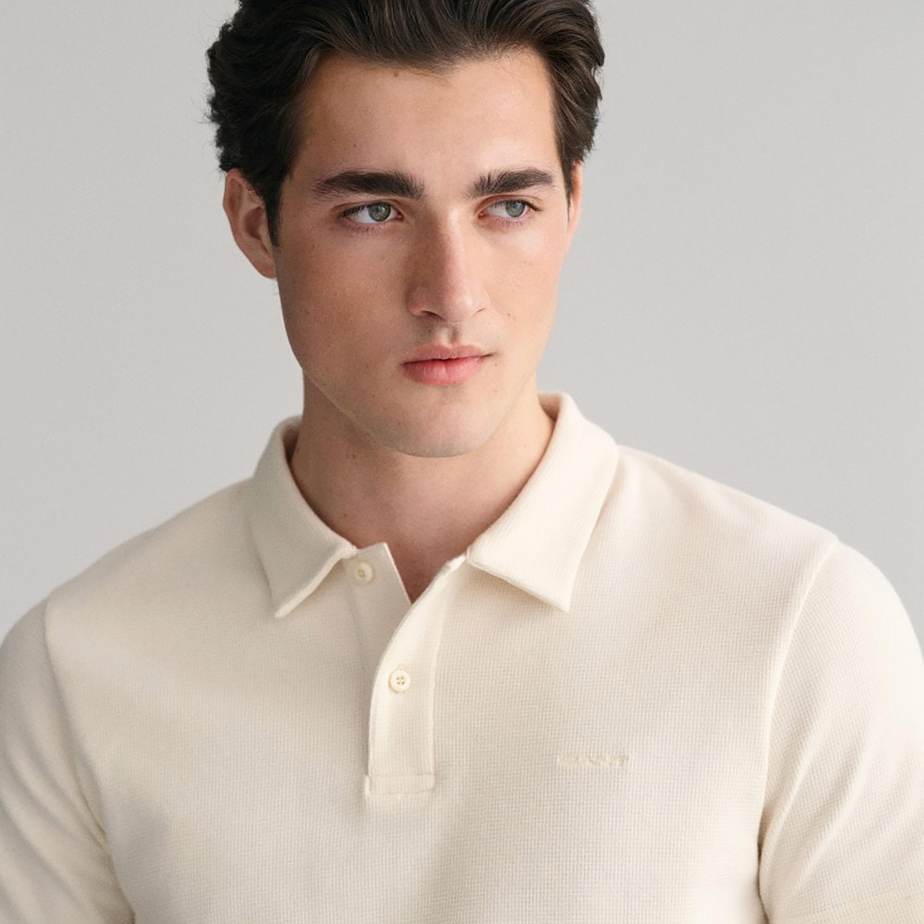 تي-شيرت بولو بأكمام قصيرة وياقة منسوجة من جانت-men-clothing-tshirtsandpolos-polos-image-3