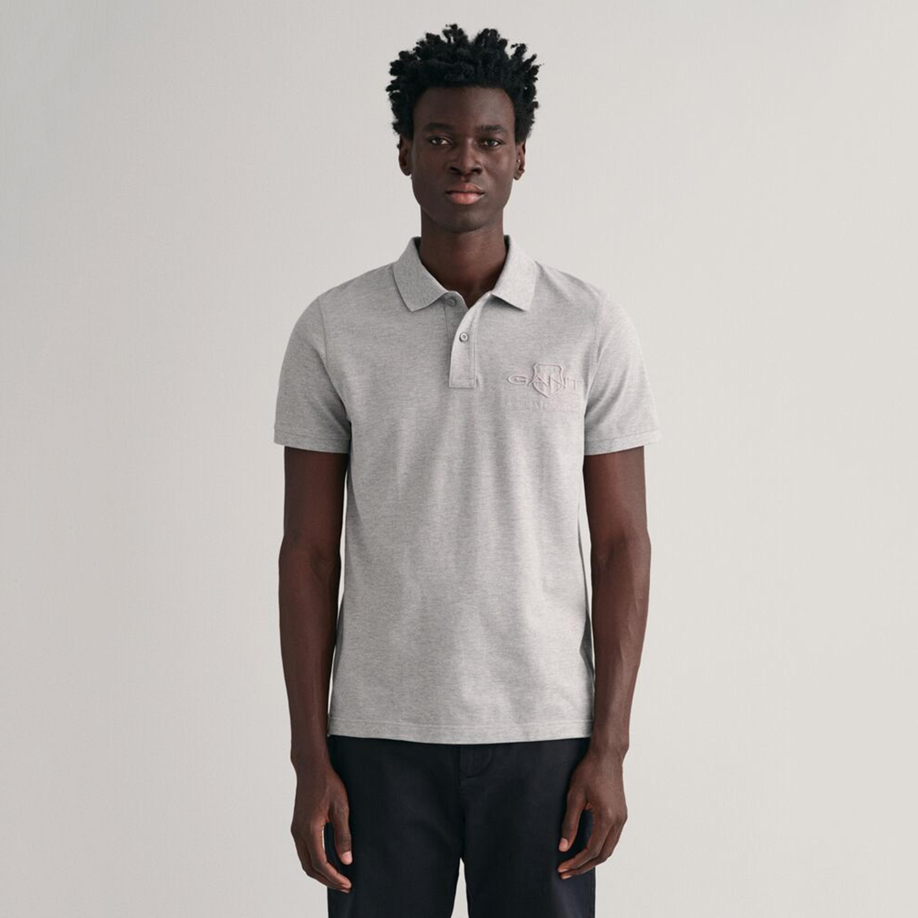 Gant Plain Regular Fit Short Sleeves Men's Polo T-Shirt-men-clothing-tshirtsandpolos-polos-image-1