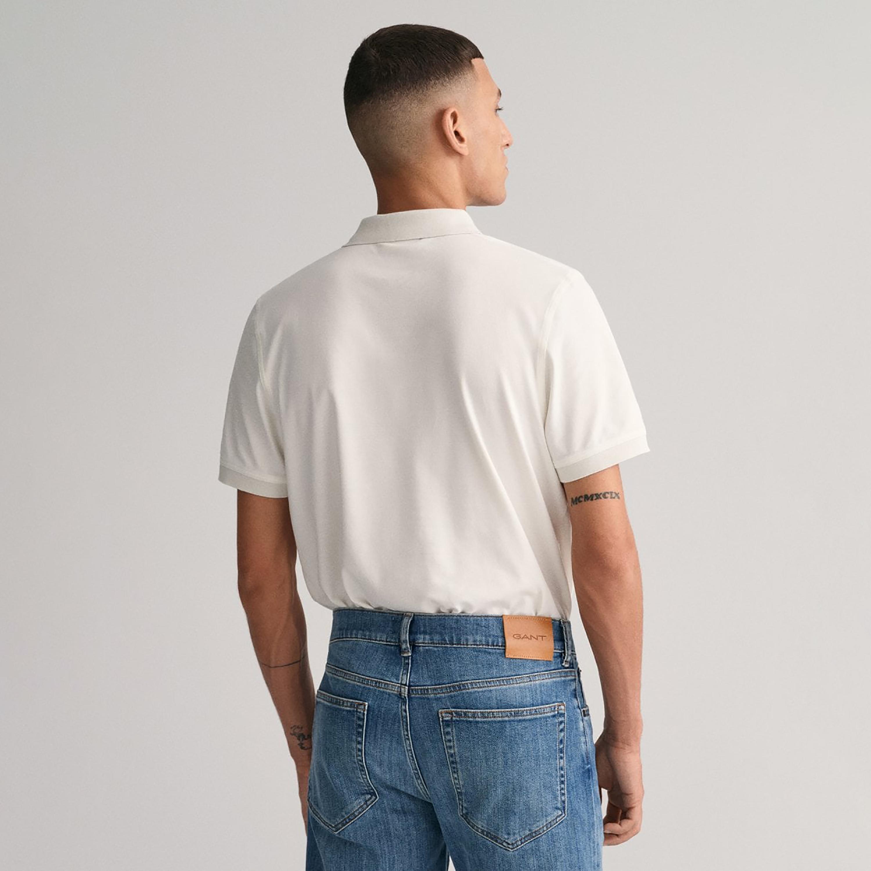 تي-شيرت بولو من جانت لوجو بأكمام قصيرة وياقة-men-clothing-tshirtsandpolos-polos-image-4