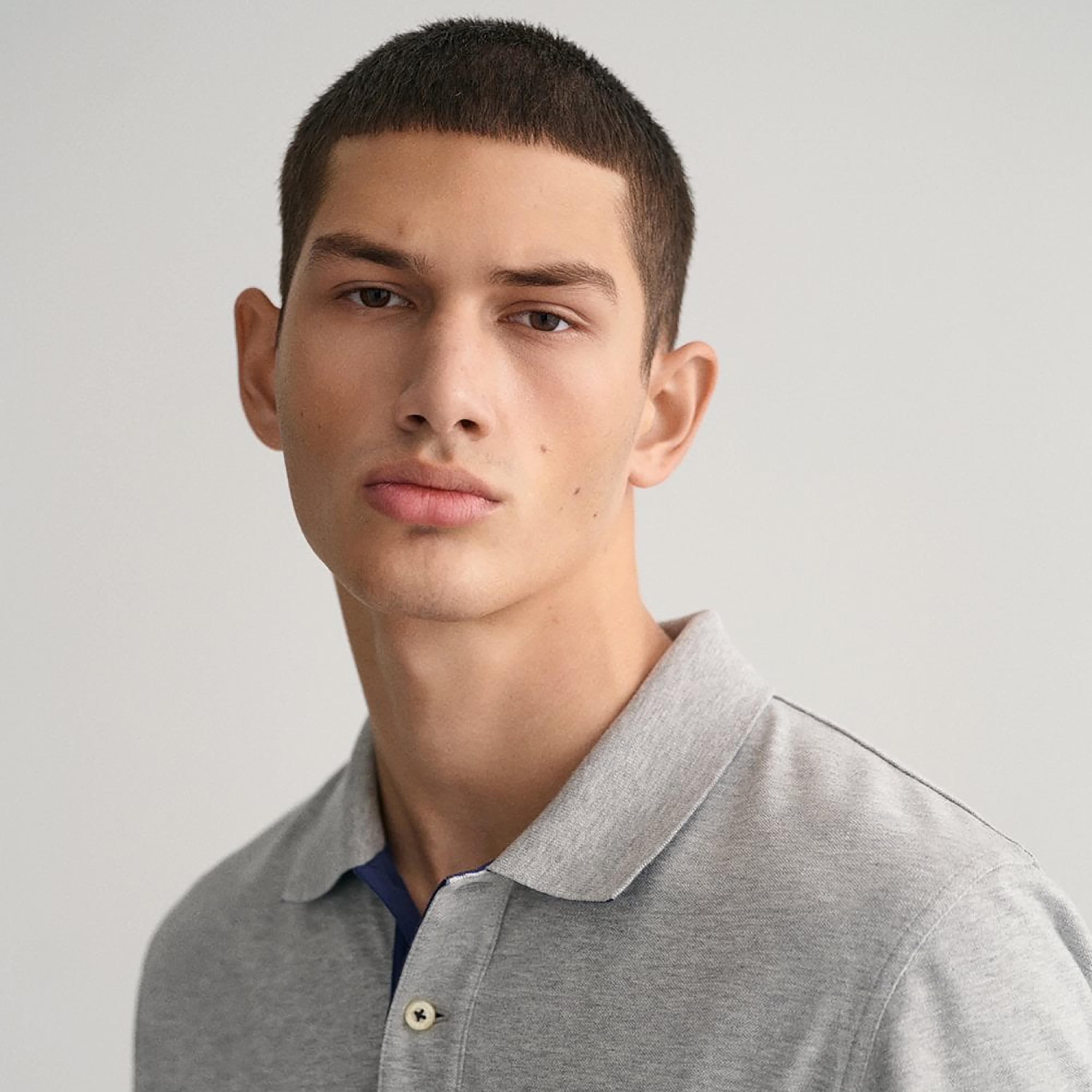 Gant Plain Regular Fit Short Sleeves Pique Rugger Men's Polo T-Shirt-men-clothing-tshirtsandpolos-polos-image-3