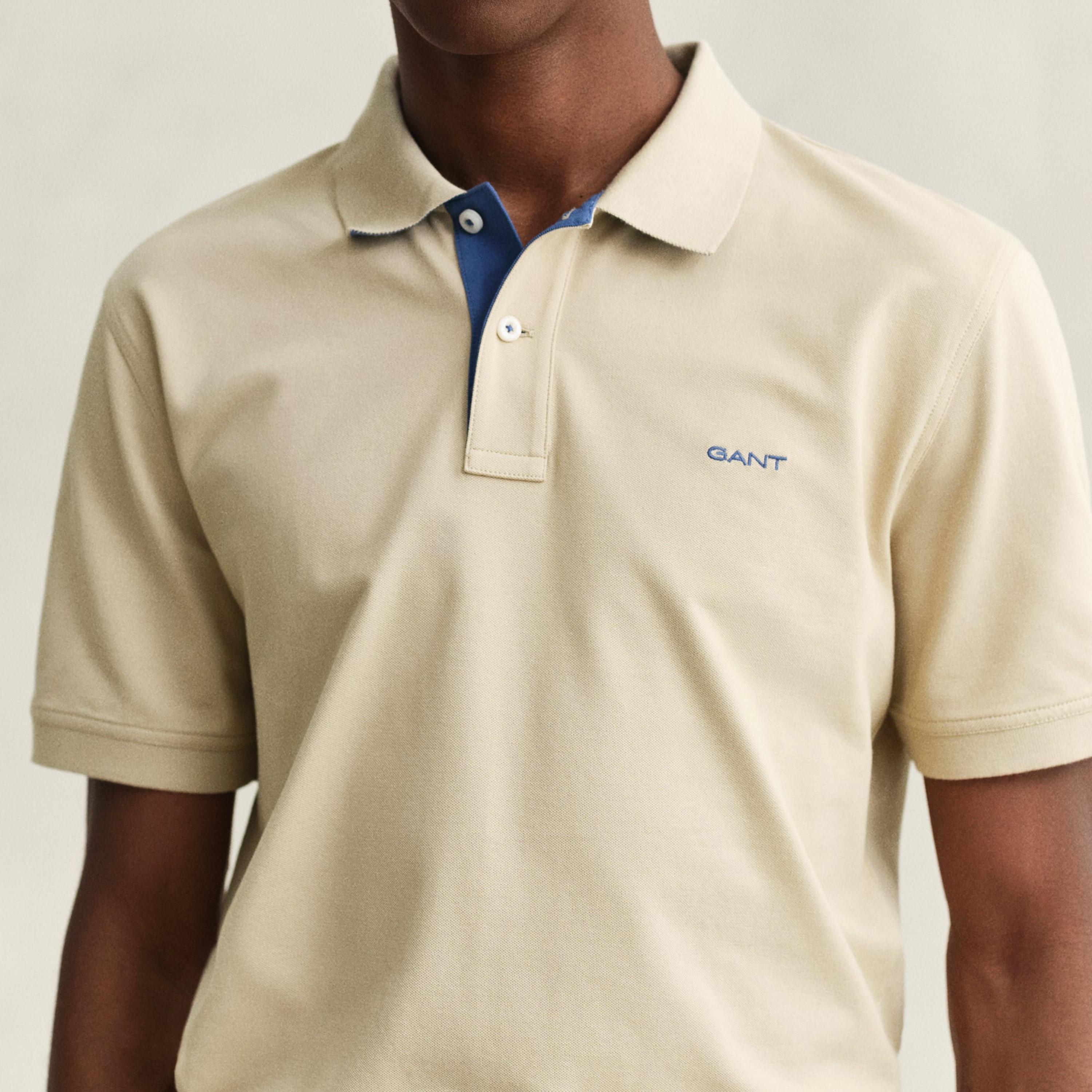 Gant Plain Collared Short Sleeves Men's Polo T-Shirt-men-clothing-tshirtsandpolos-polos-image-11