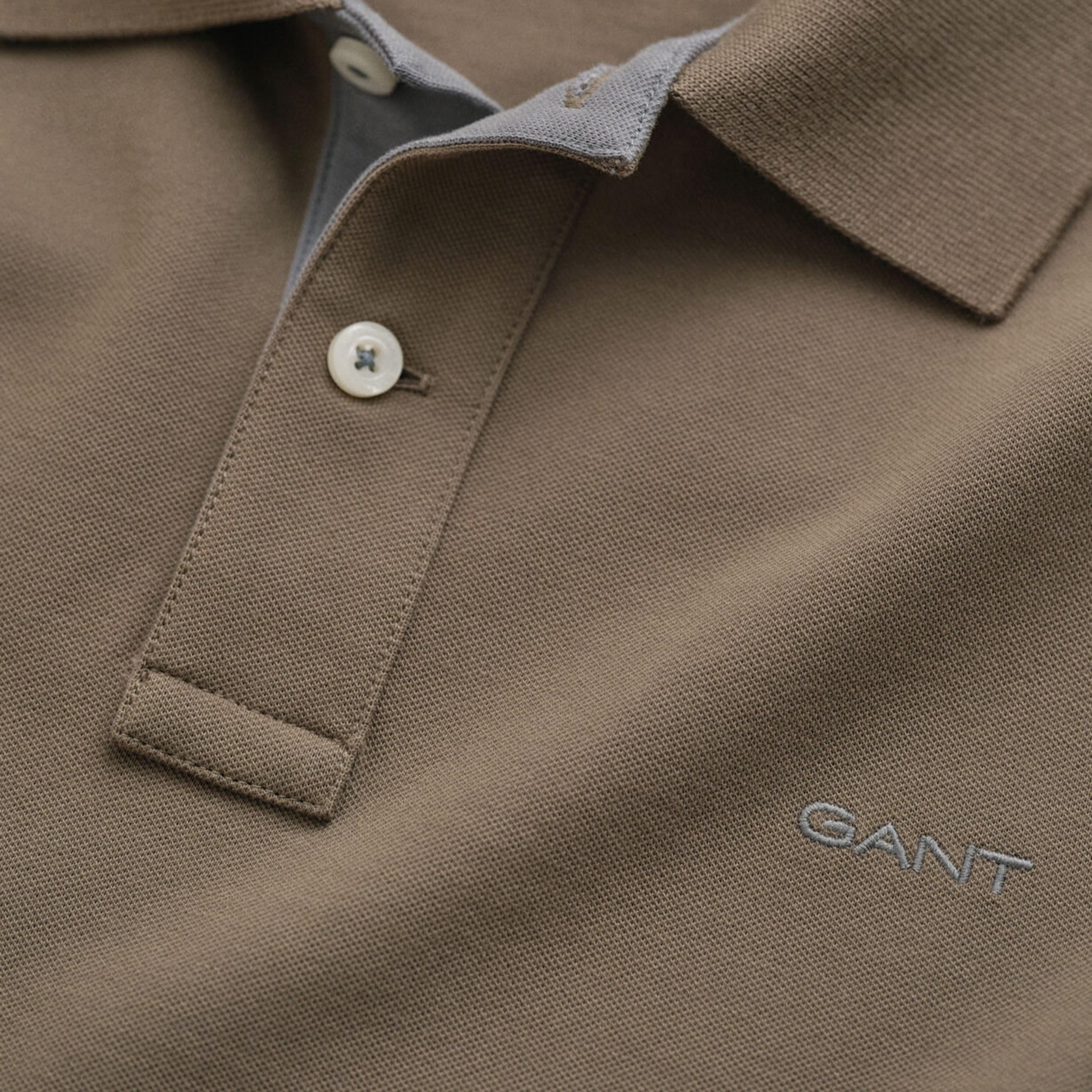 تي-شيرت بولو من جانت لوجو بأكمام قصيرة وياقة-men-clothing-tshirtsandpolos-polos-image-6